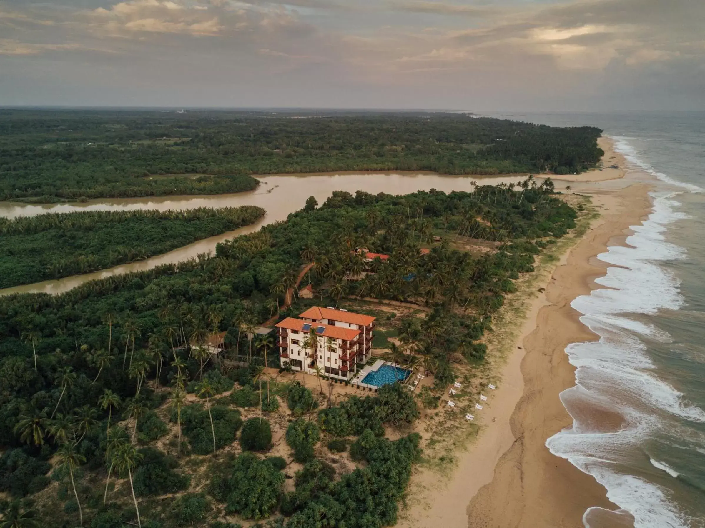 Property building, Bird's-eye View in Ananya Beach Resort