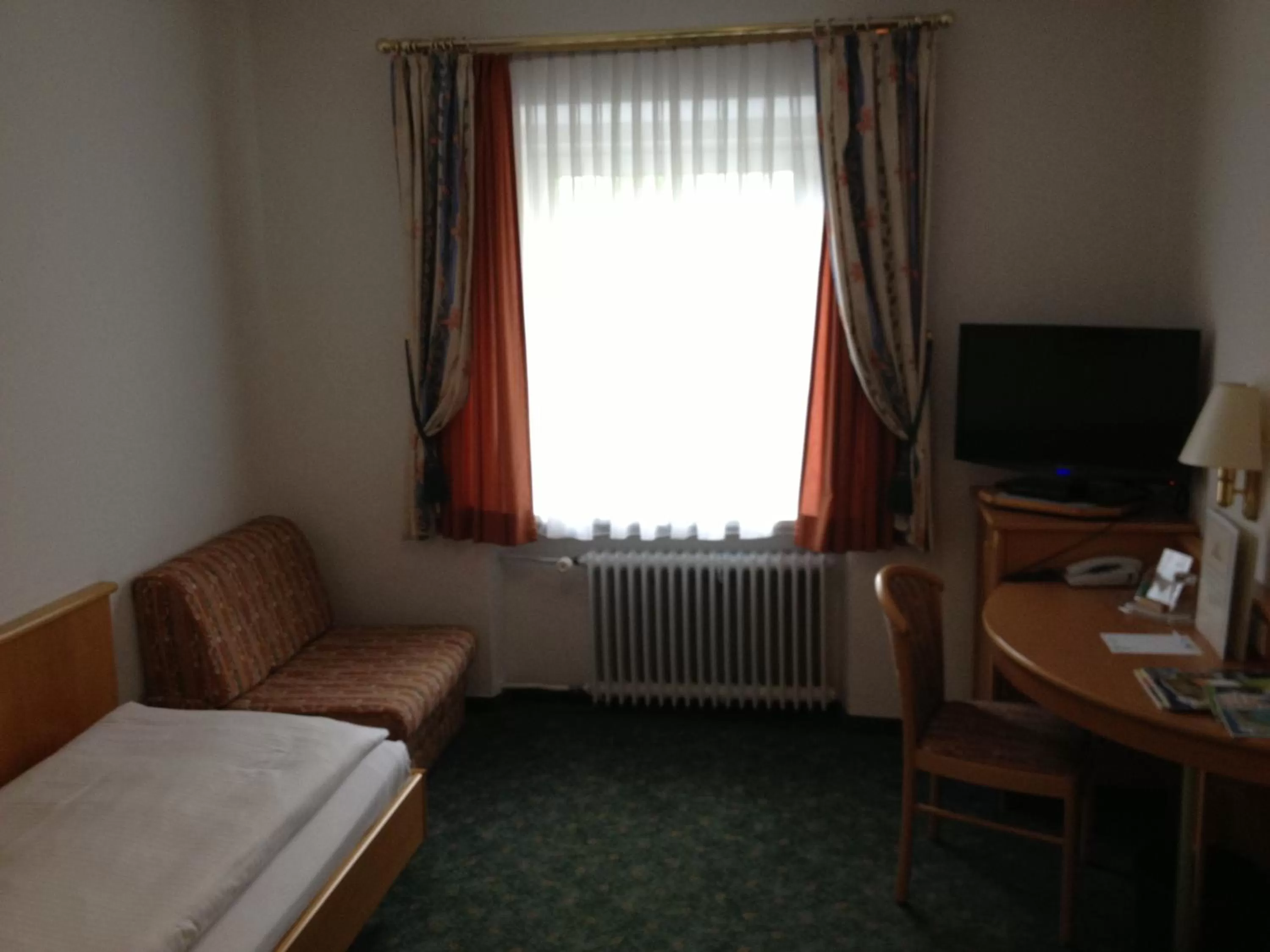 Photo of the whole room, Bed in Hotel zum Hirsch