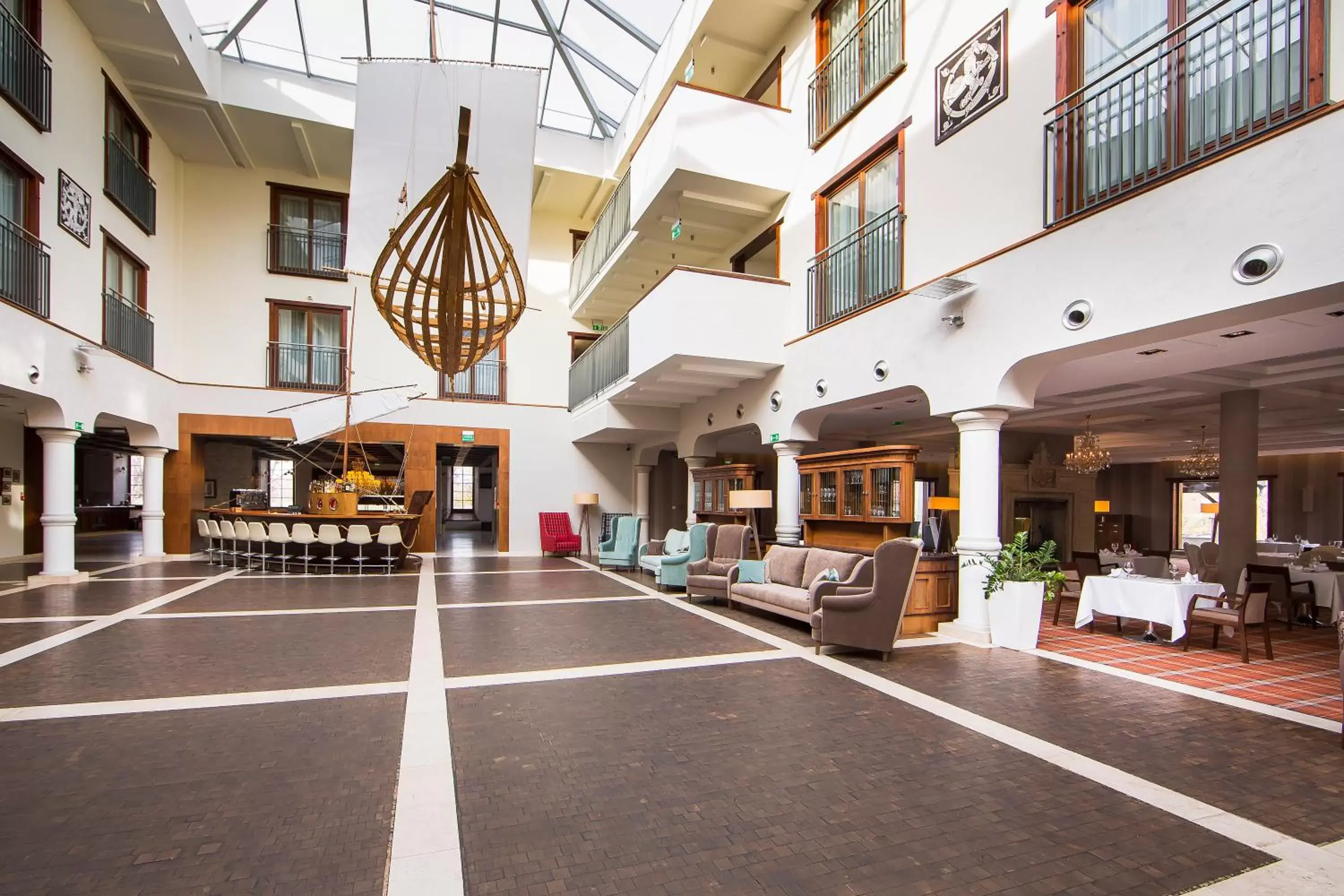 Patio, Property Building in Hotel Król Kazimierz