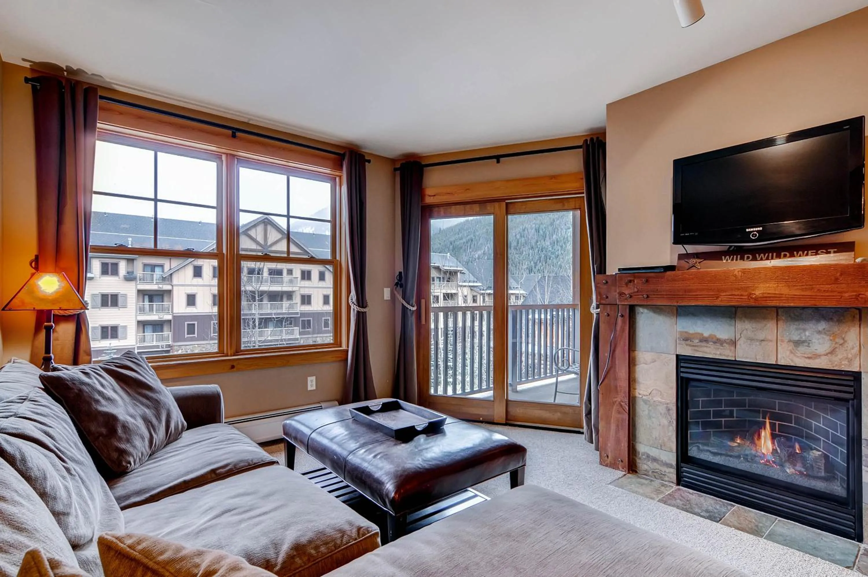 Seating Area in River Run Village by Keystone Resort
