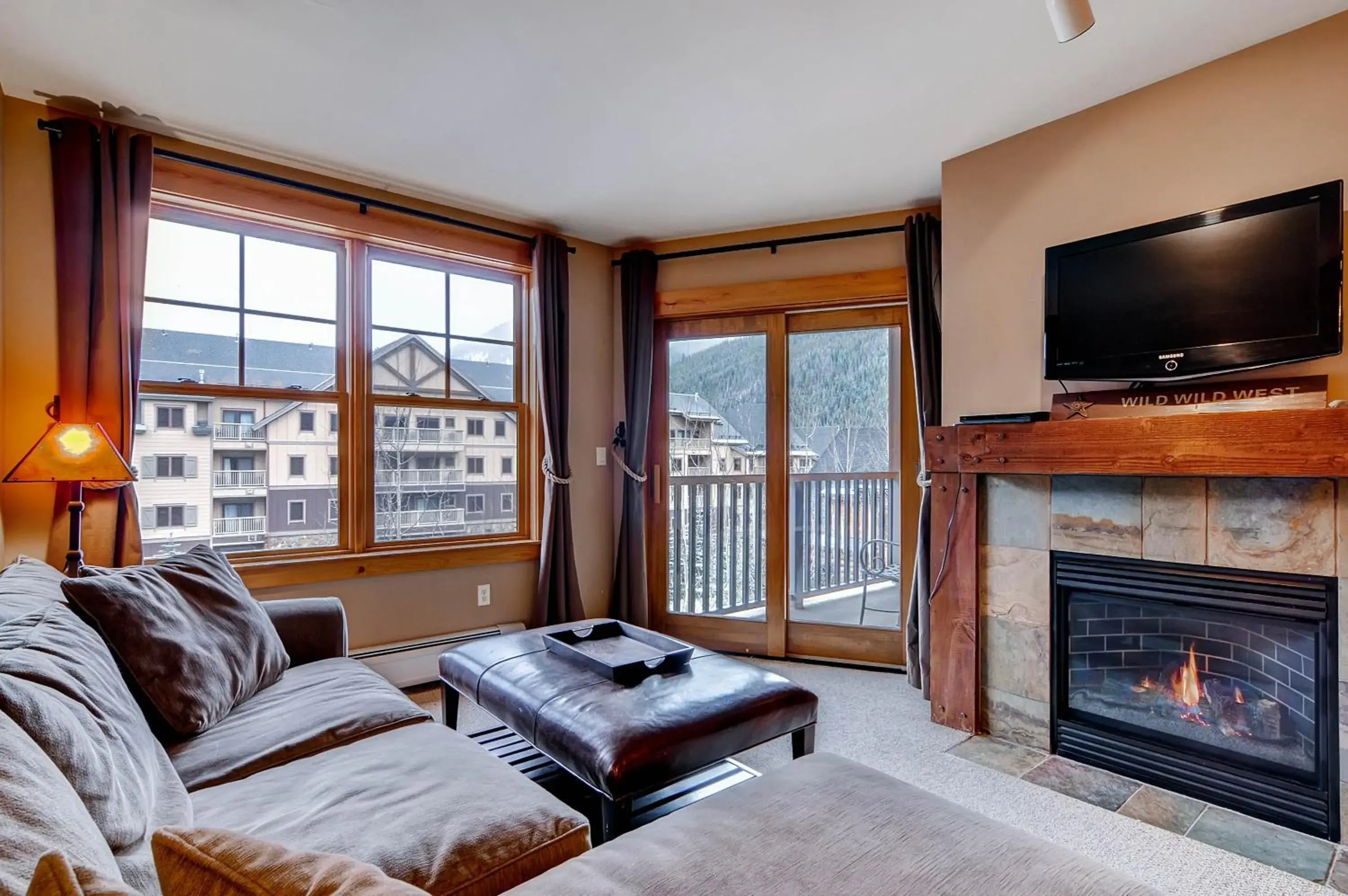 Seating Area in River Run Village by Keystone Resort