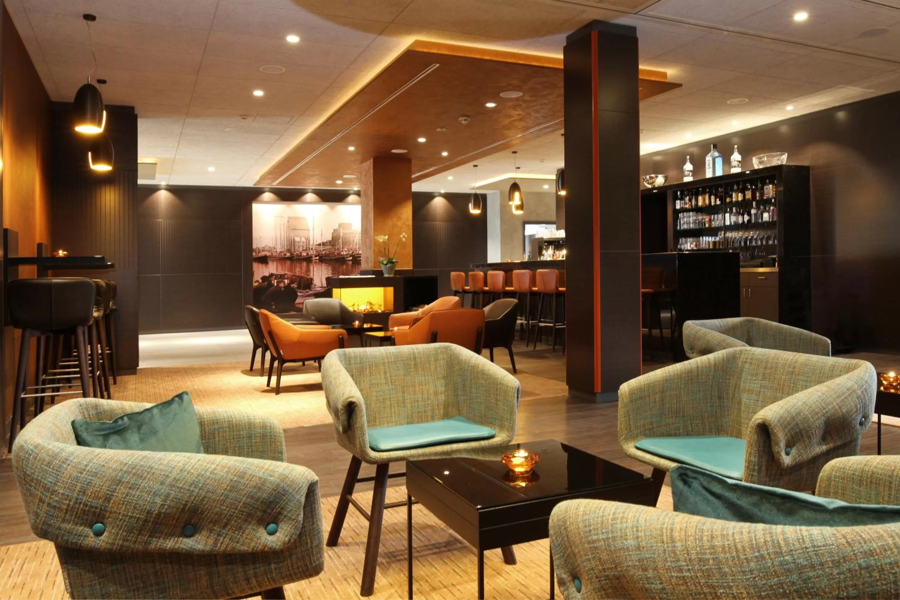 Lounge or bar in Hafenhotel Meereszeiten