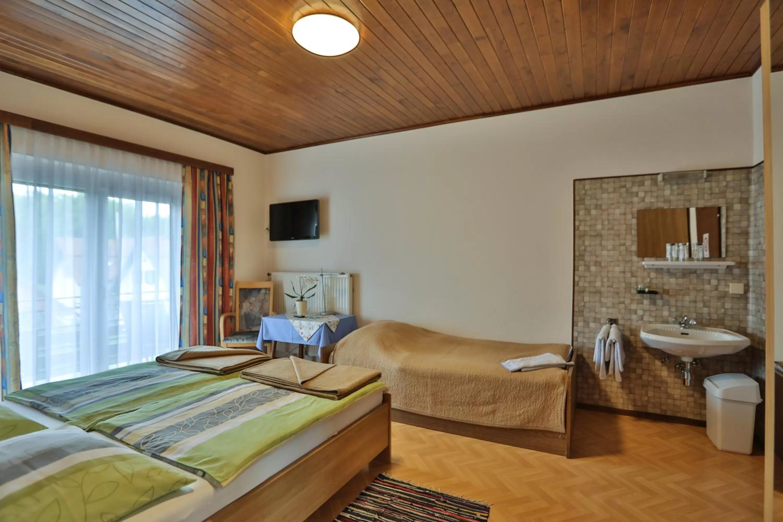 Bed in Gasthof Bader