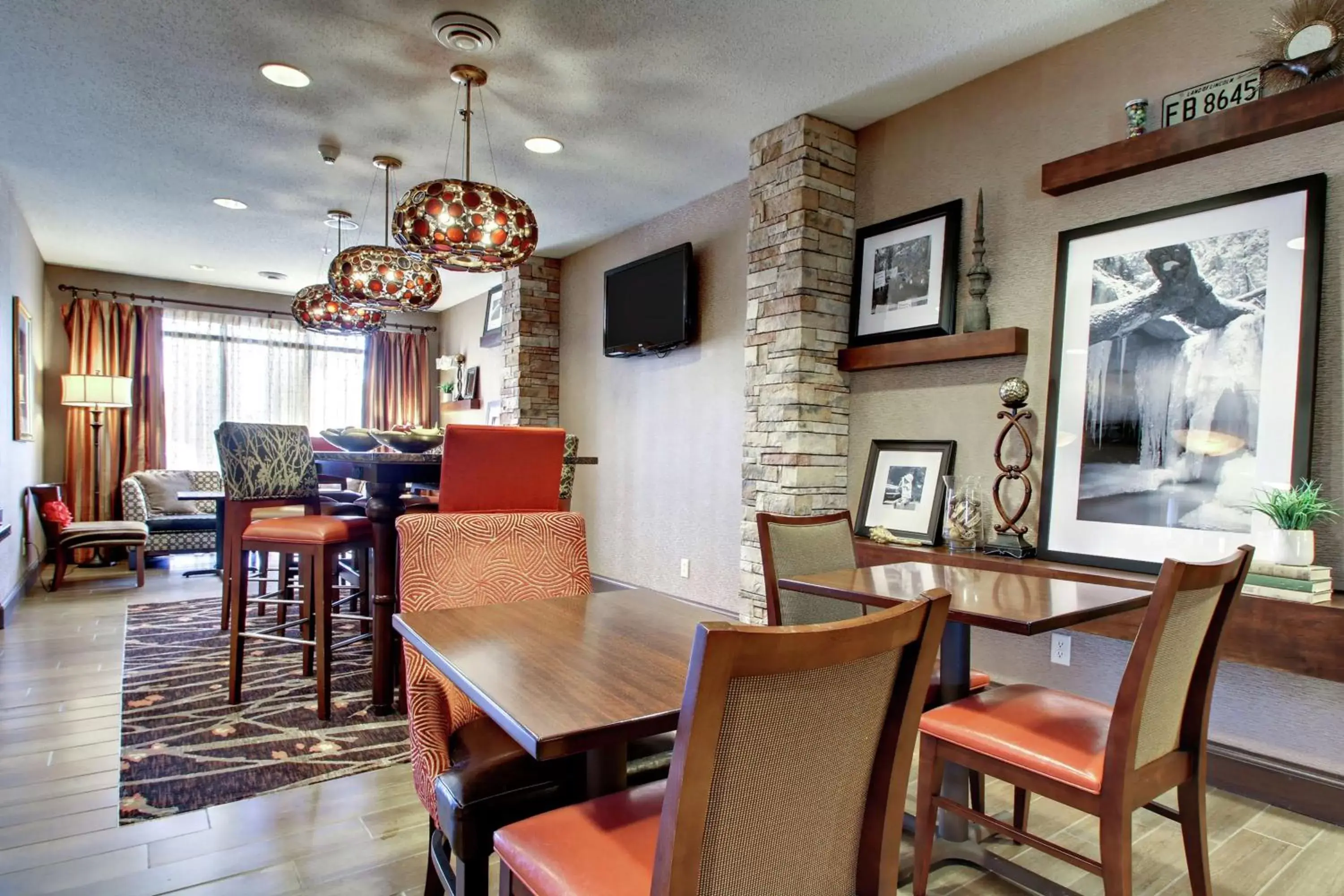 Lobby or reception, Restaurant/Places to Eat in Hampton Inn Ottawa - Starved Rock Area
