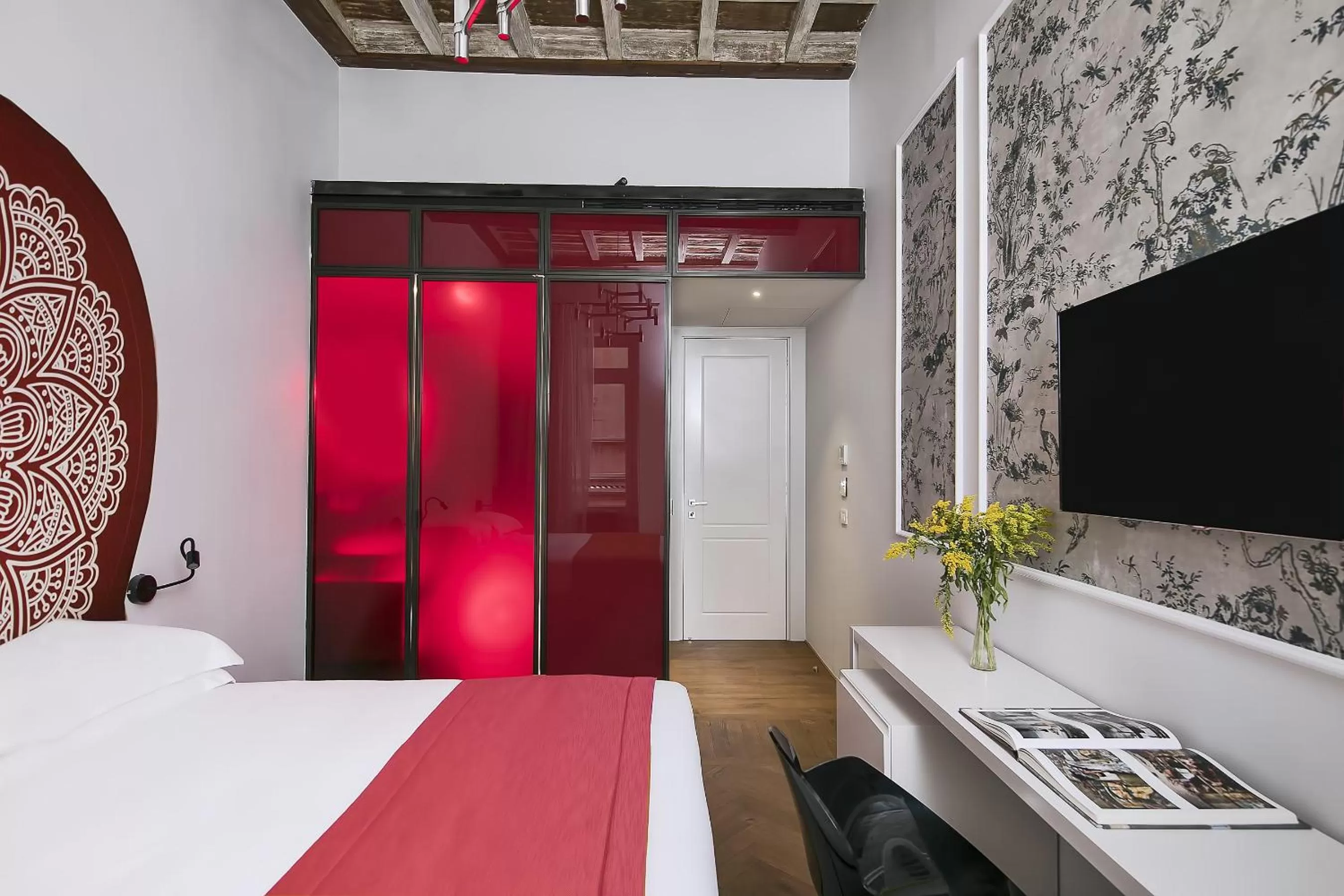 Bed in Boutique Centrale Palace Hotel