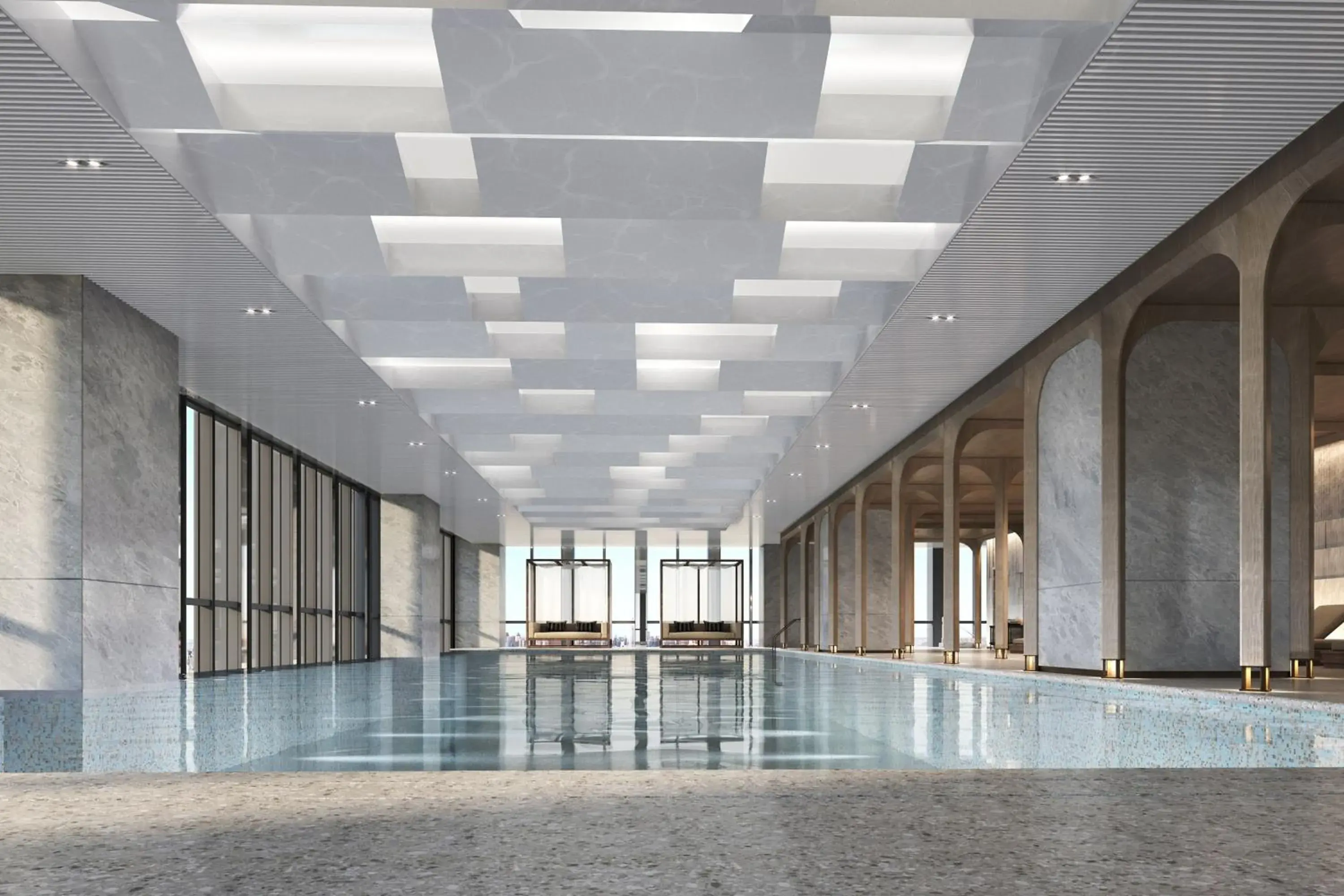 Swimming Pool in JW Marriott Hotel Changsha