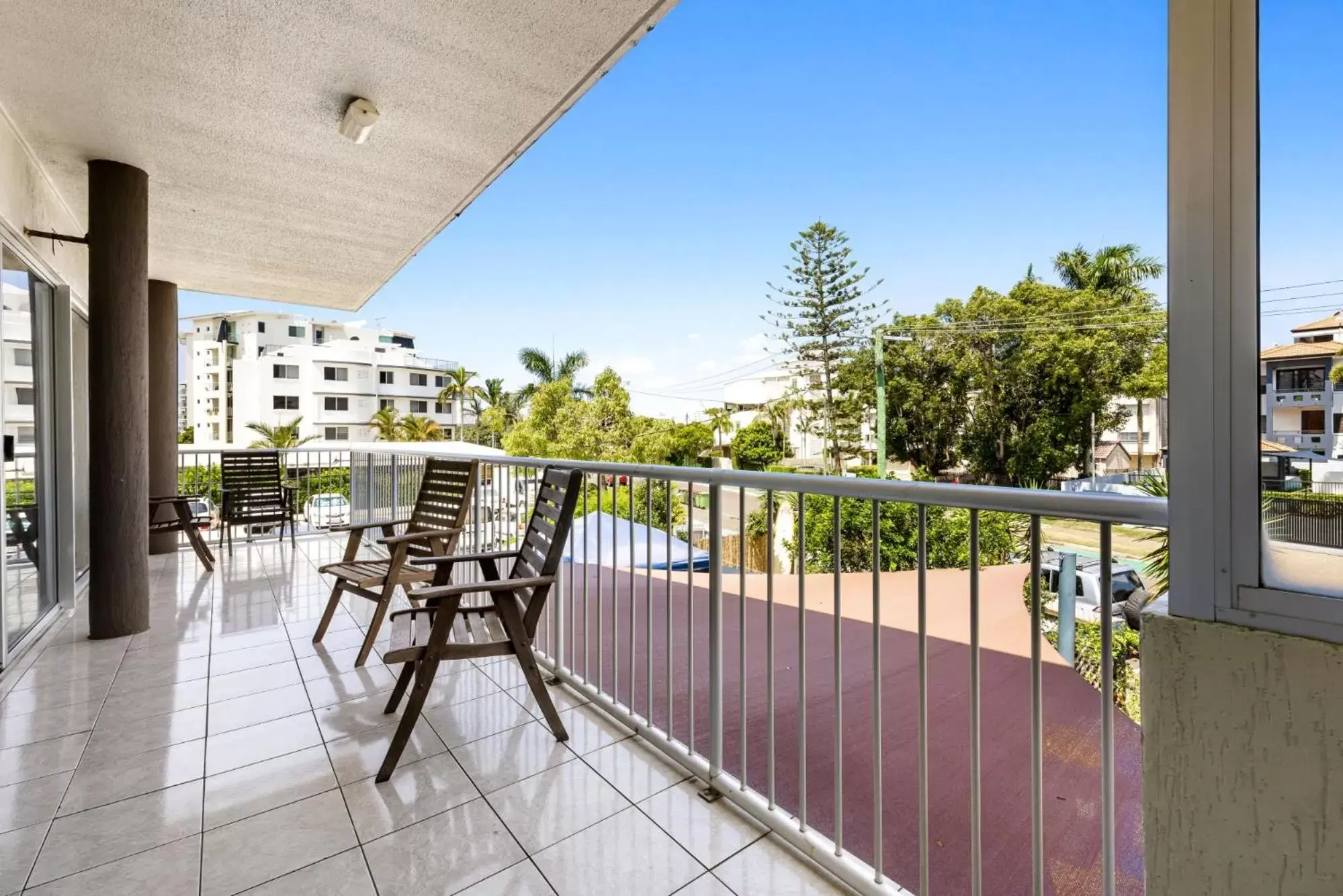 Balcony/Terrace in Central Motel Mooloolaba and Apartments