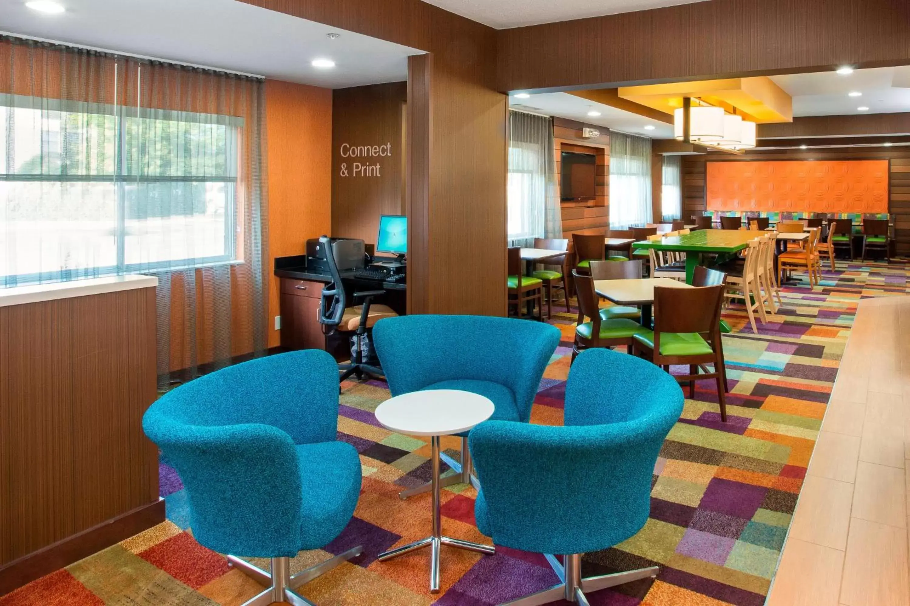Lobby or reception, Restaurant/Places to Eat in Fairfield Inn & Suites Chicago Tinley Park