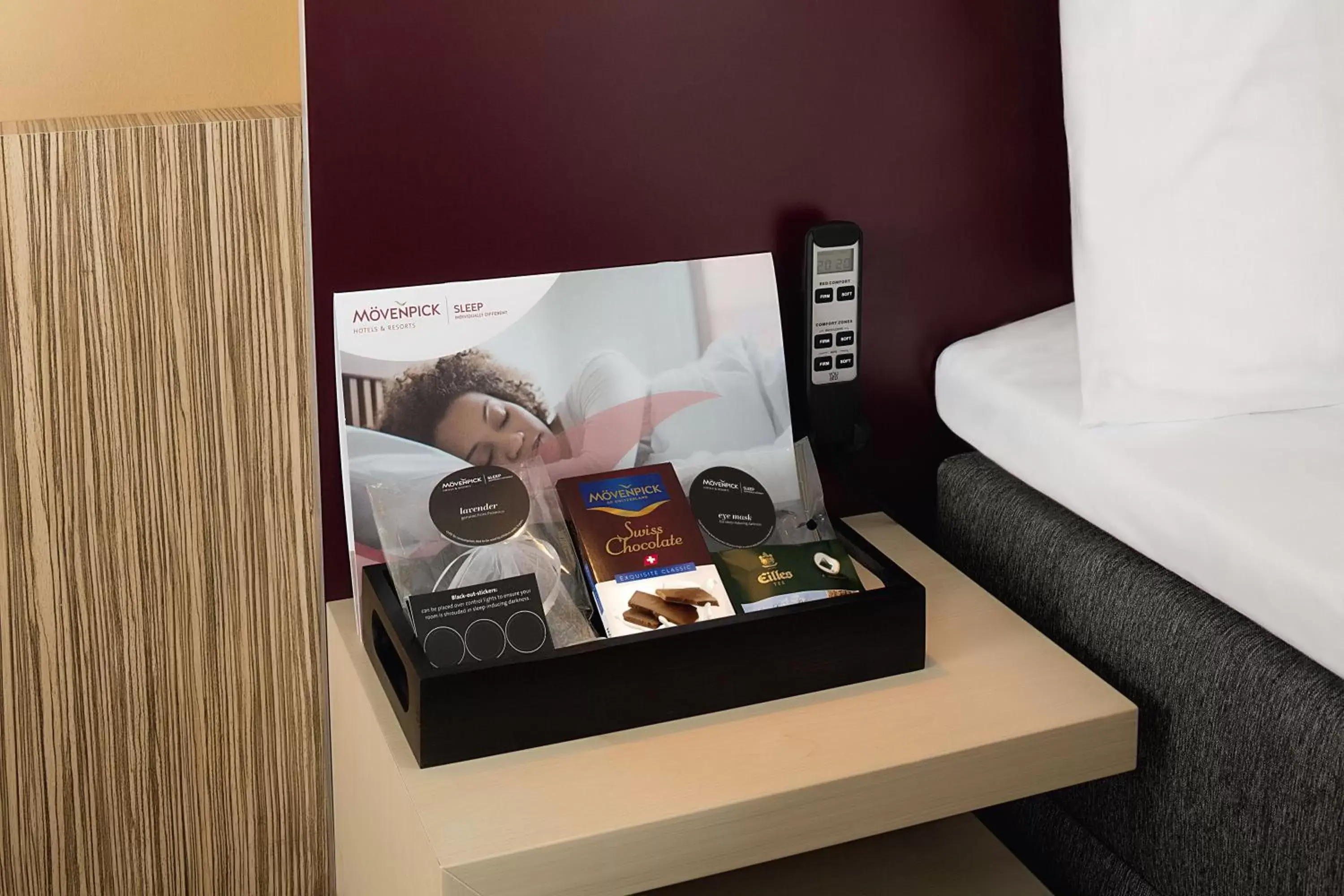 Bed in Mövenpick Hotel Stuttgart Airport