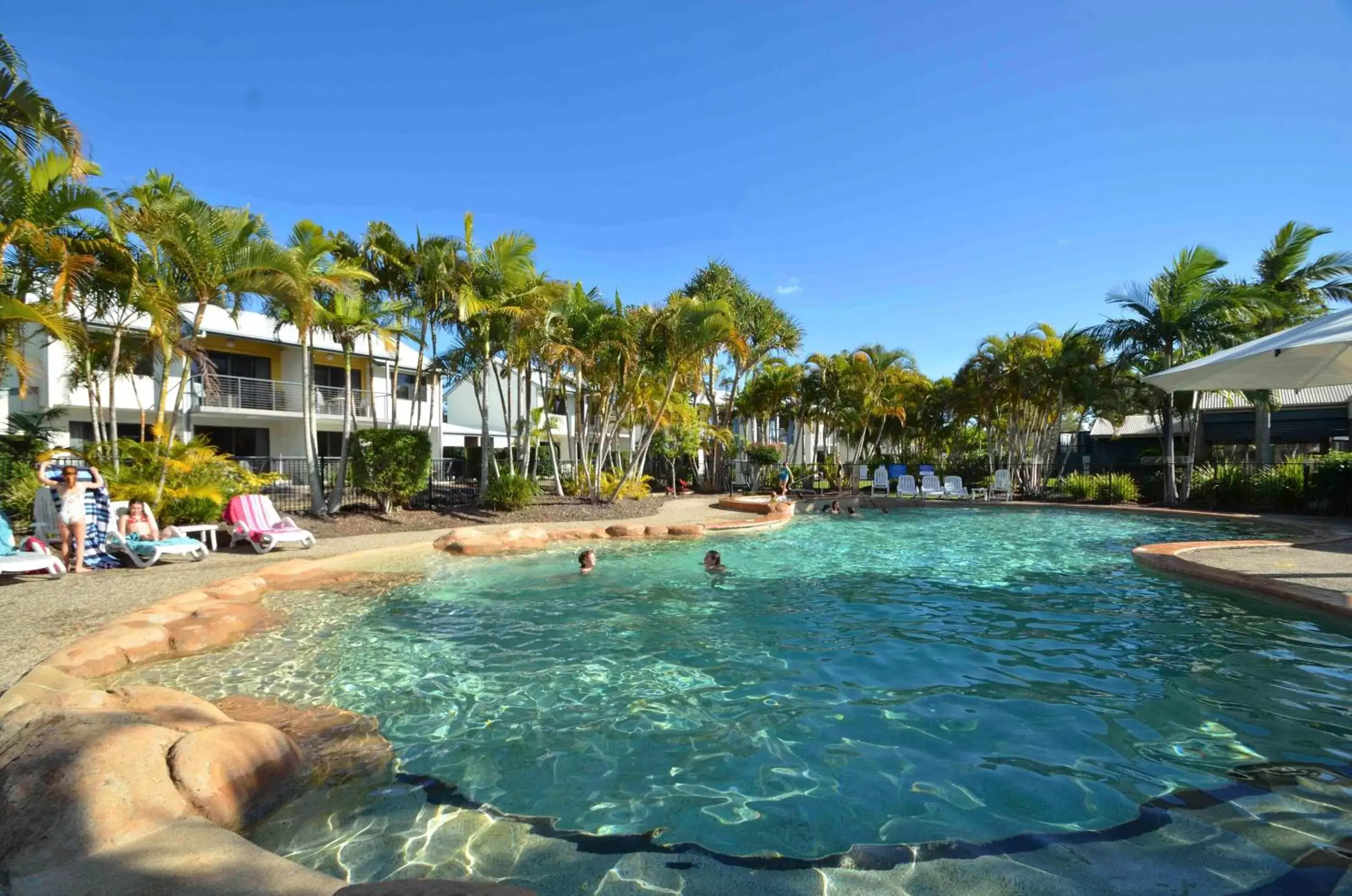 Property building, Swimming Pool in Ivory Palms Resort Noosa