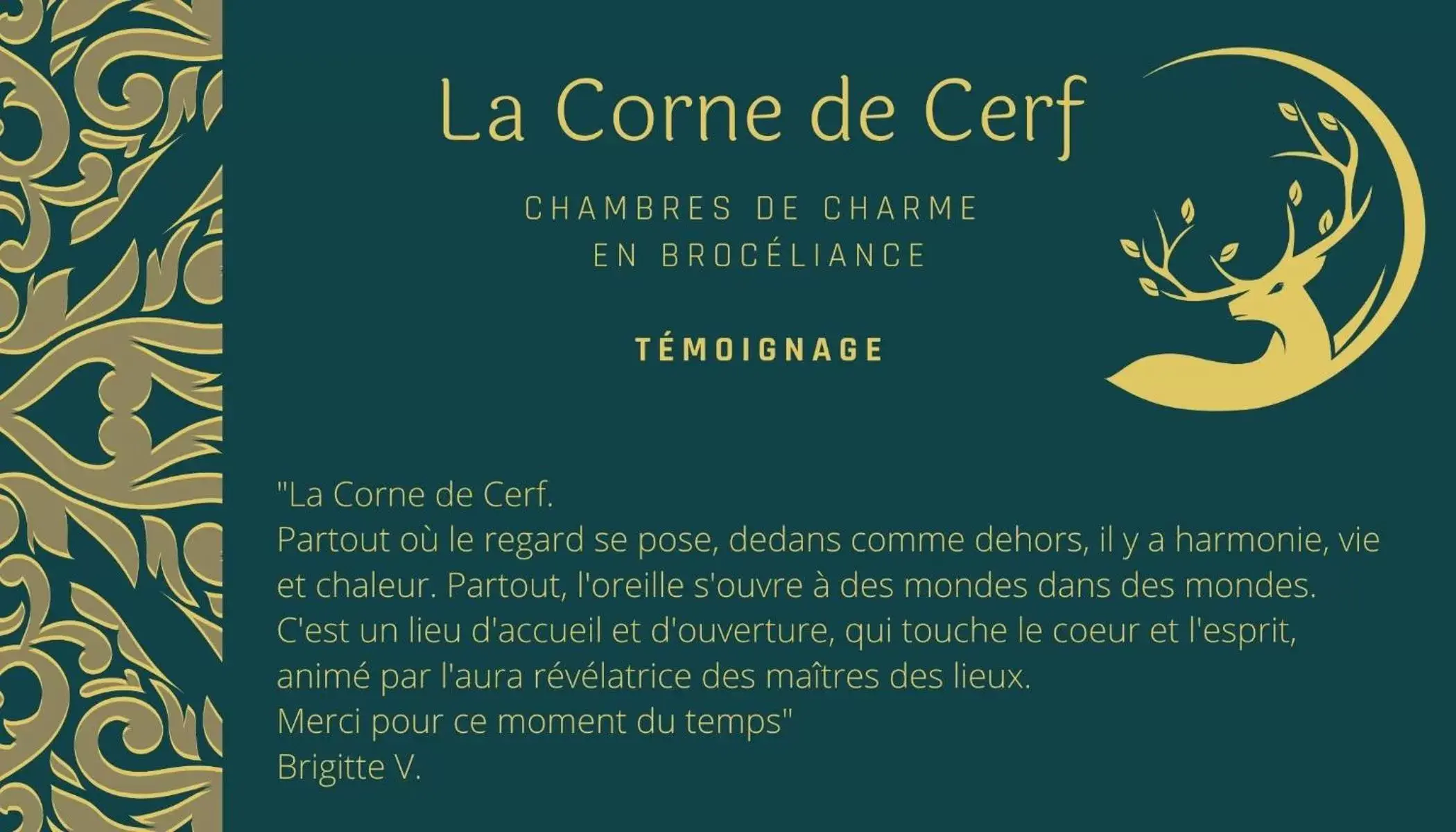 La Corne de Cerf, Forêt de Brocéliande