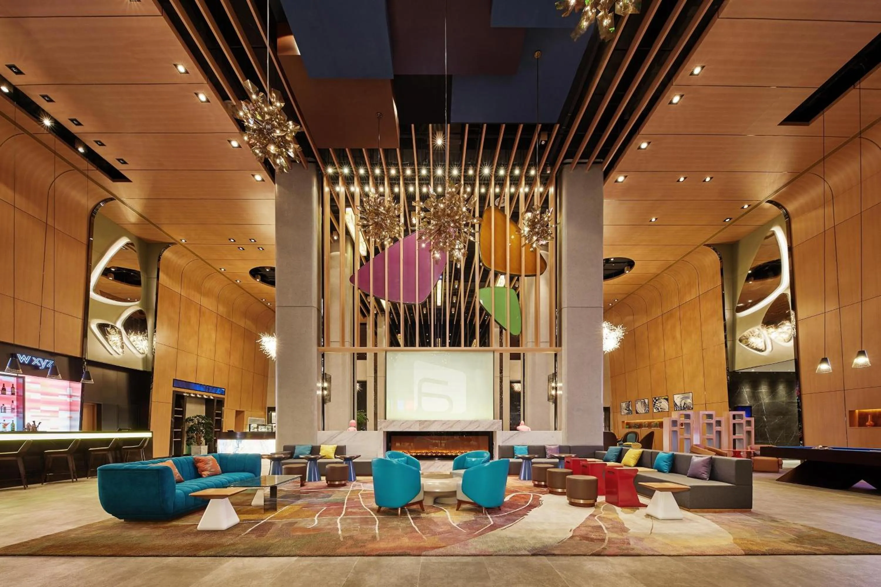 Lounge or bar in Aloft Shanghai Zhangjiang Haike