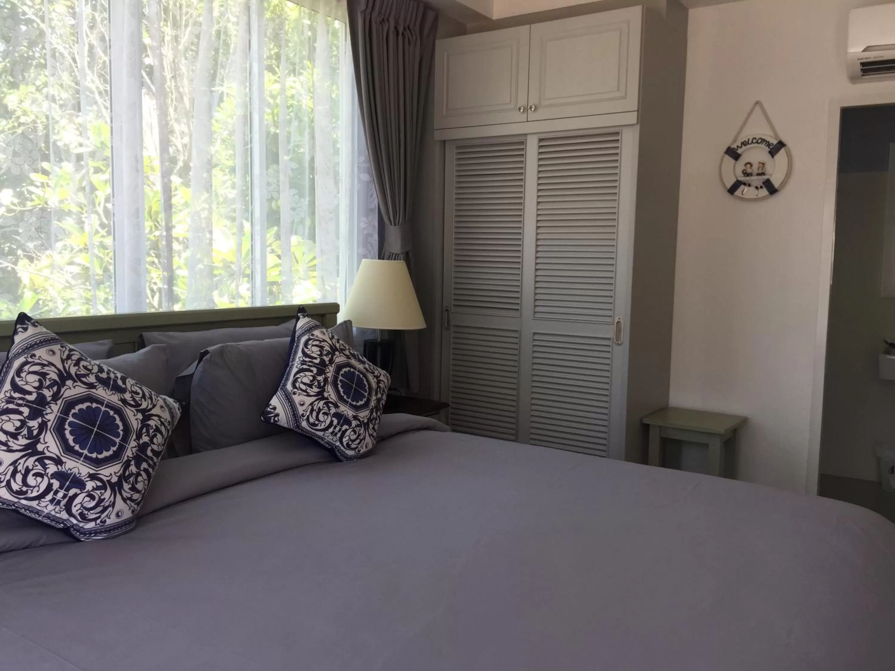 Bed in BC Summer Beach