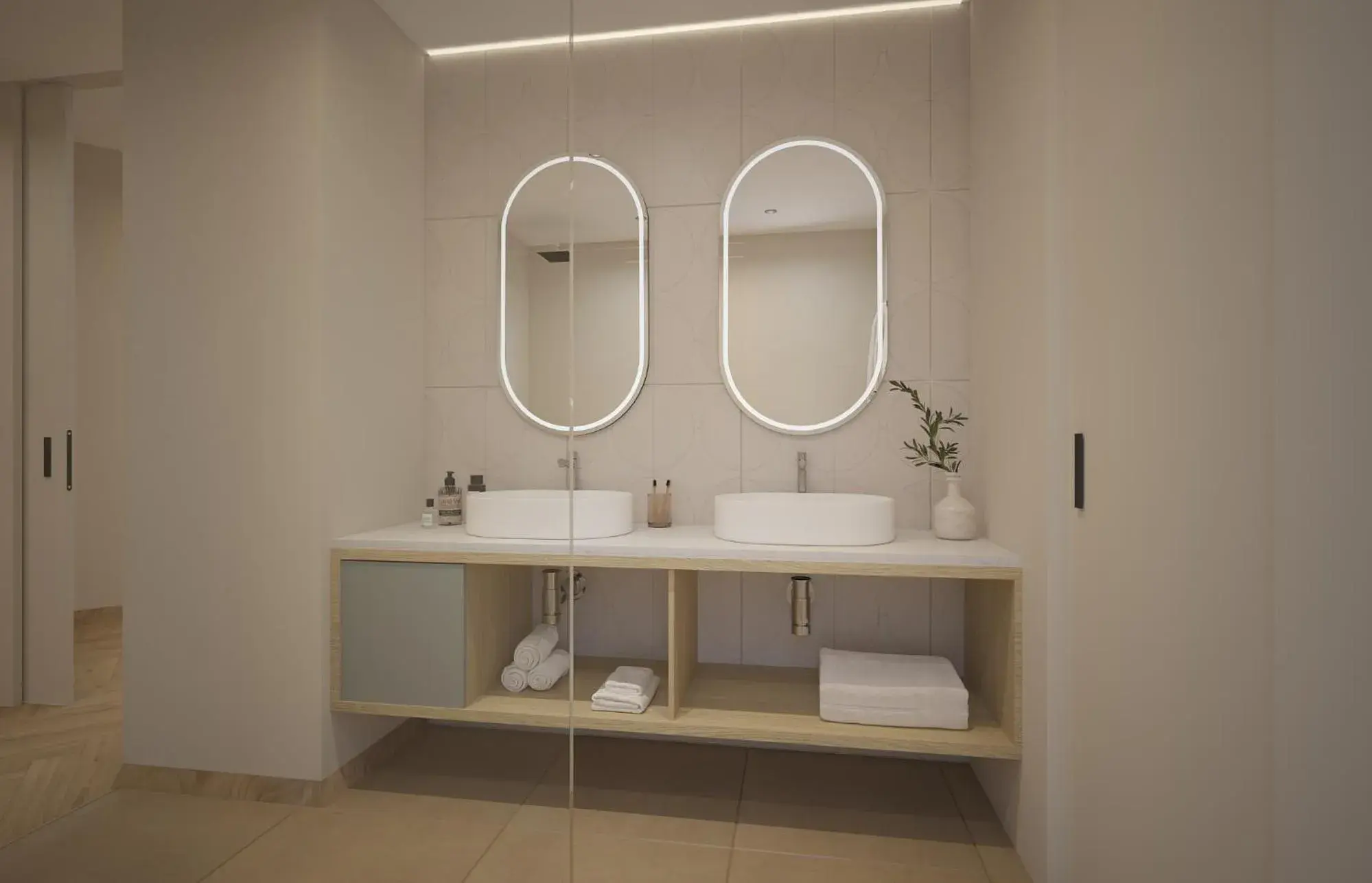 Bathroom in Hotel Cavalieri Palace