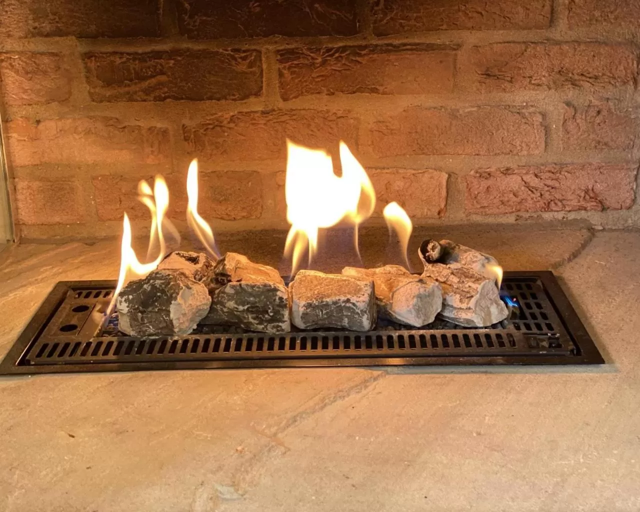 Living room in The Carpenters Arms