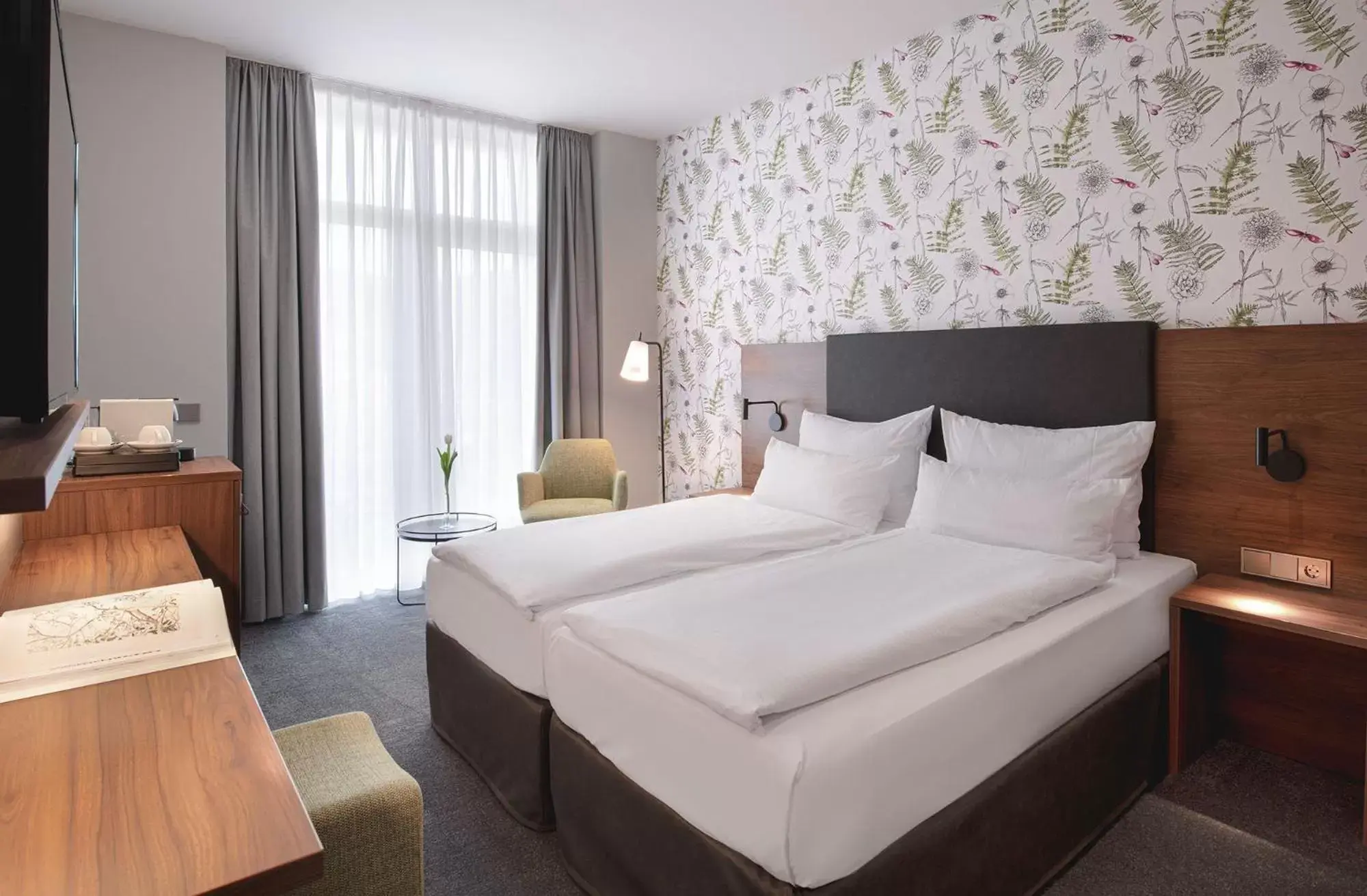 Bed in Sympathie-Hotel Fürstenhof