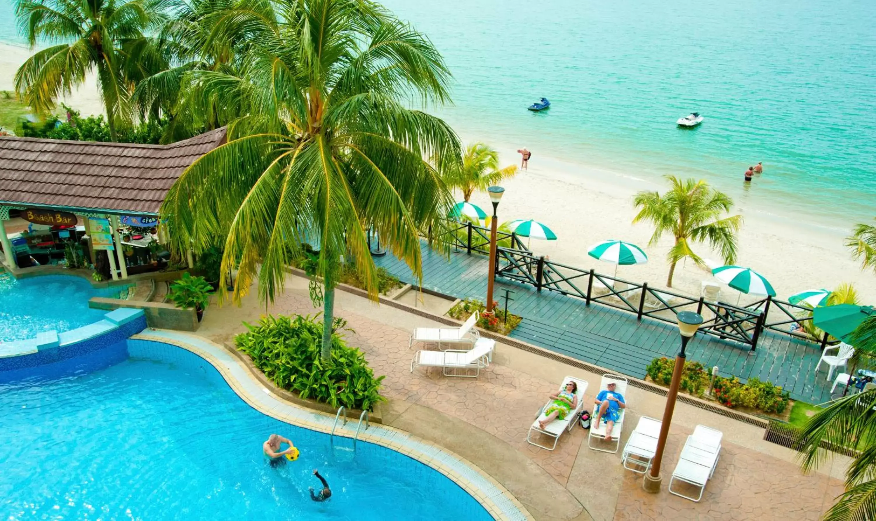 Beach, Pool View in Flamingo Hotel by the Beach, Penang