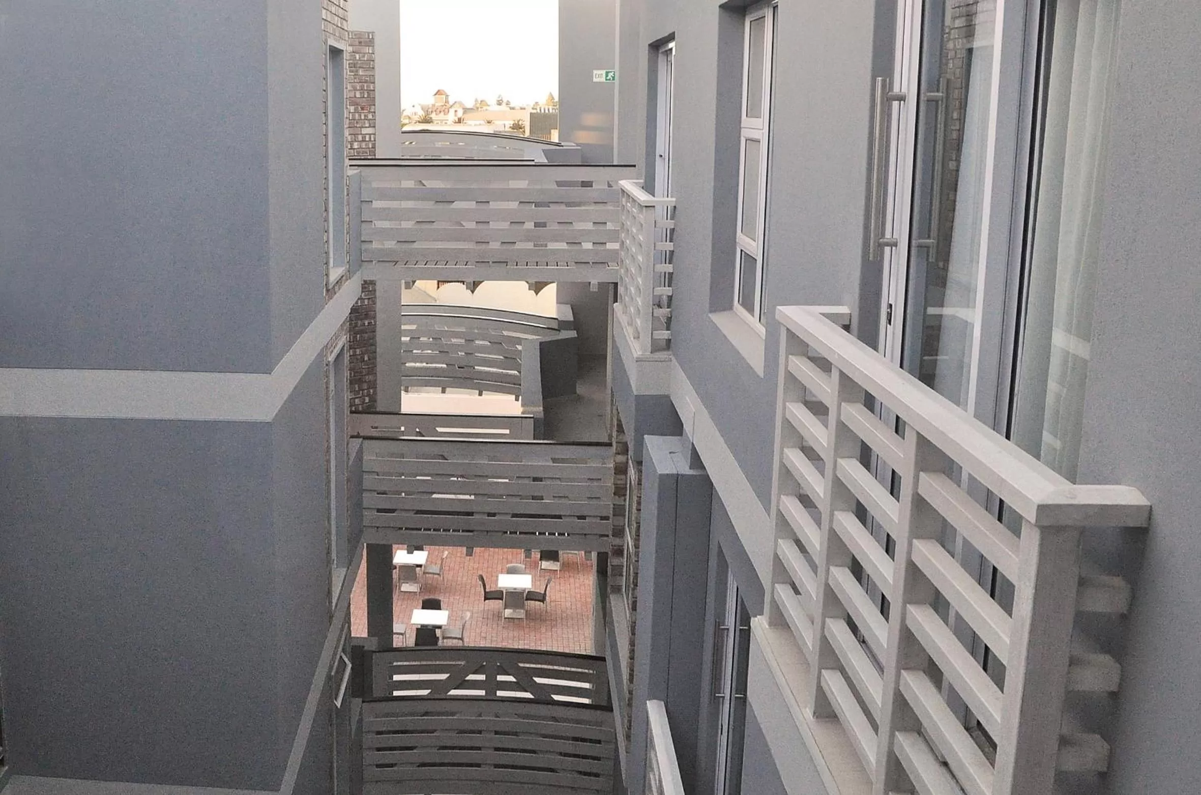 Property building in Swakopmund Plaza Hotel