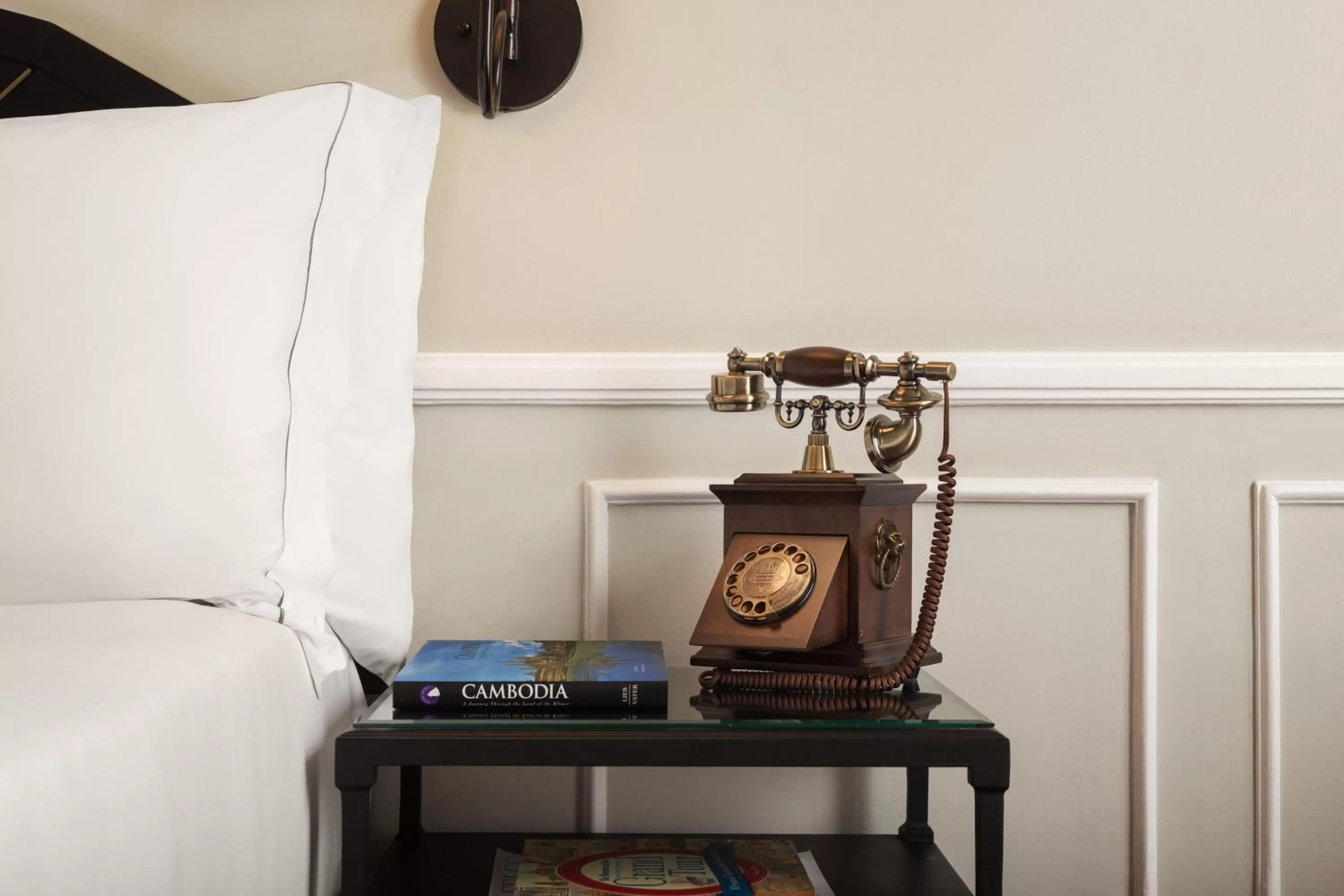 Bed in Raffles Hotel Le Royal