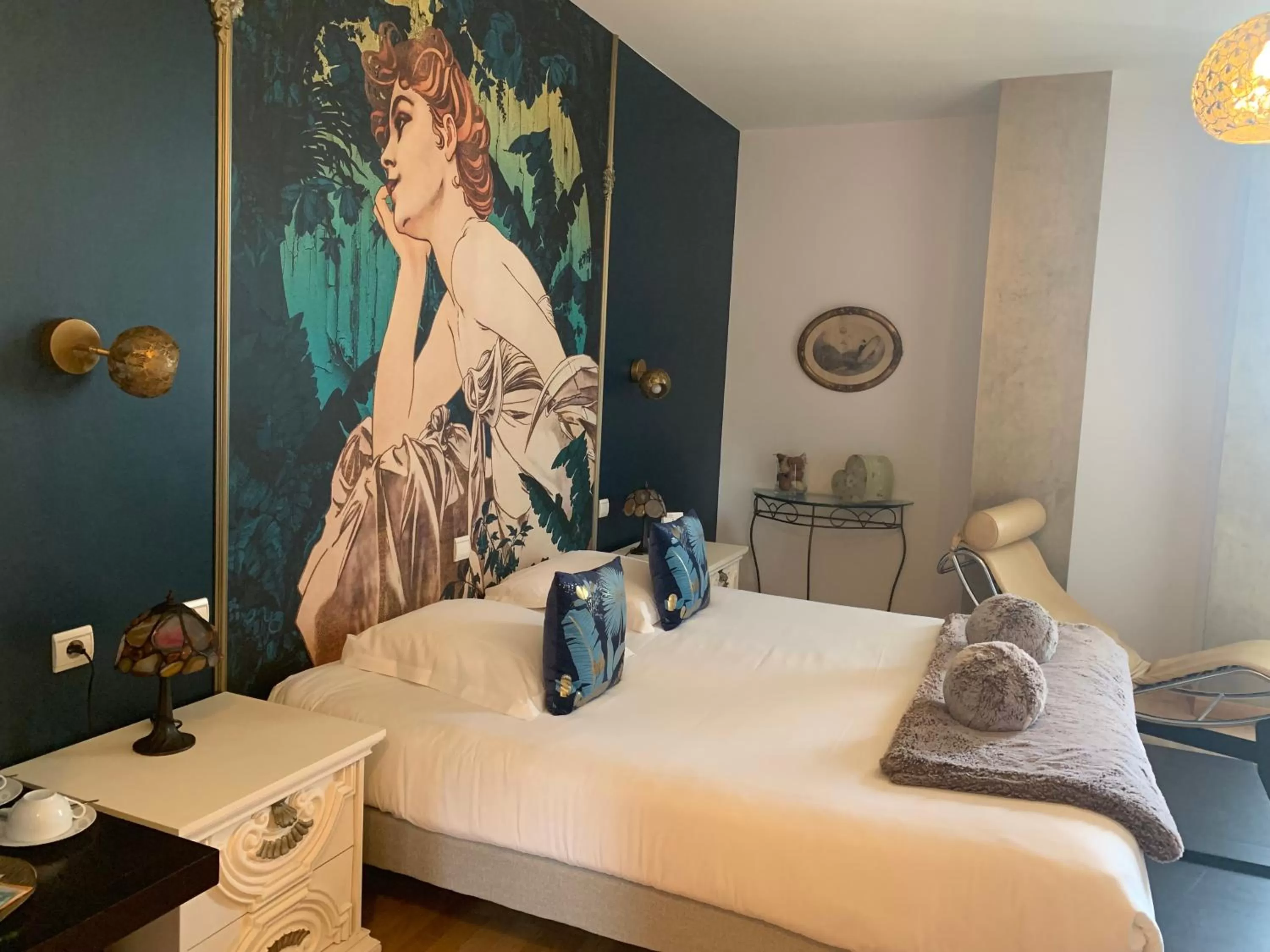 Bed in Hôtel Vintage