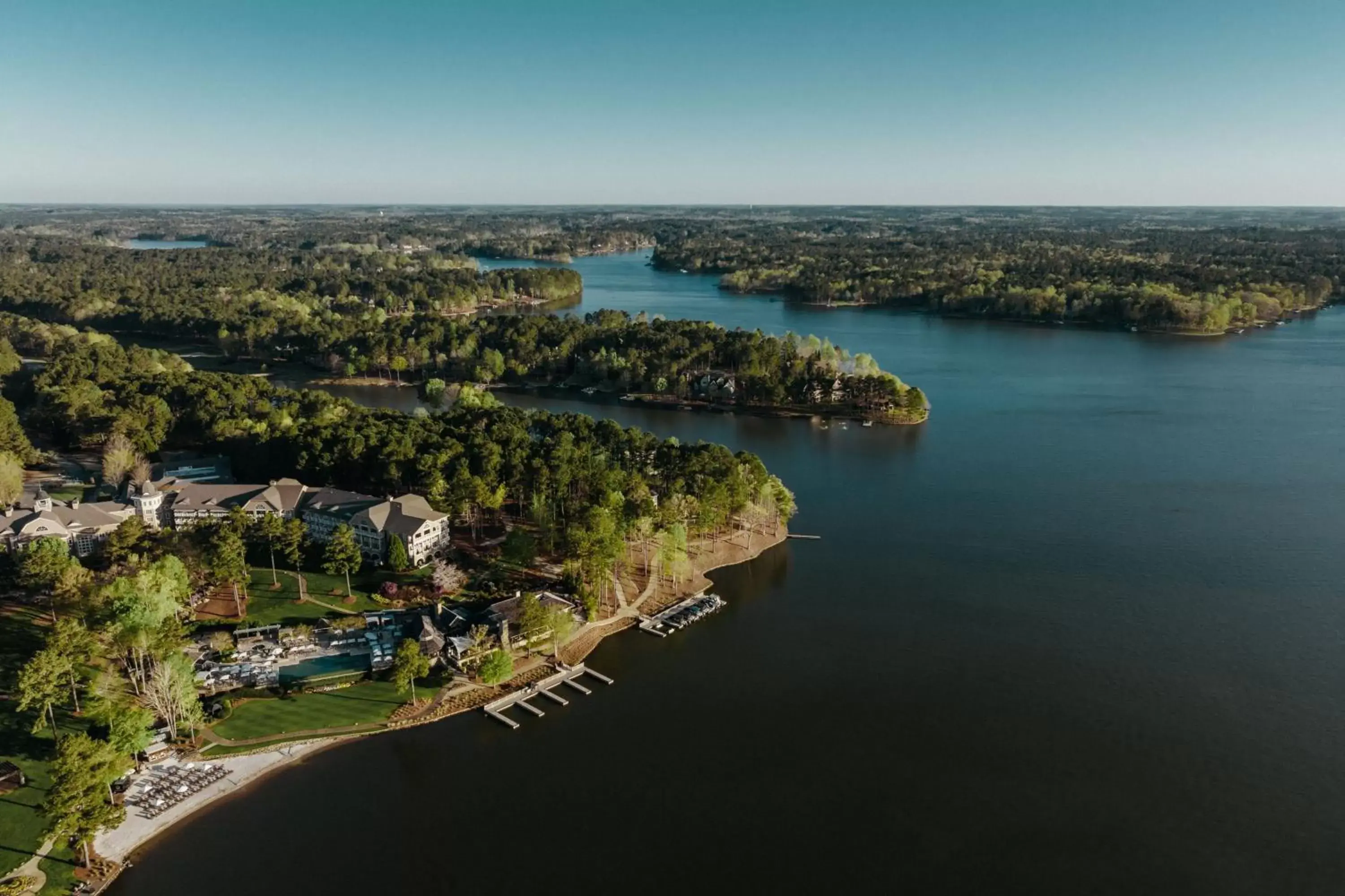 Property building, Bird's-eye View in The Ritz-Carlton Reynolds, Lake Oconee