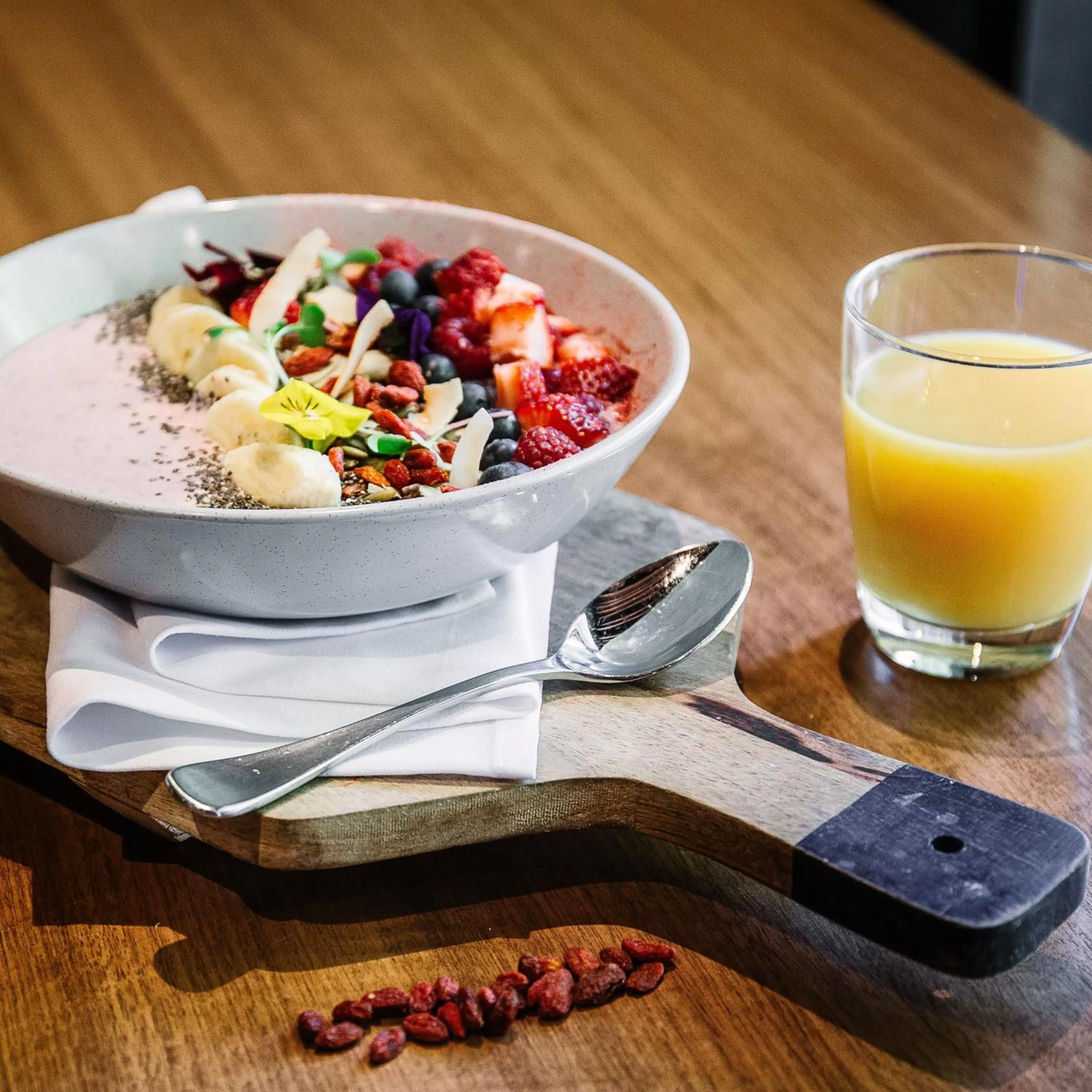 Food and drinks in Jasper Boutique Hotel