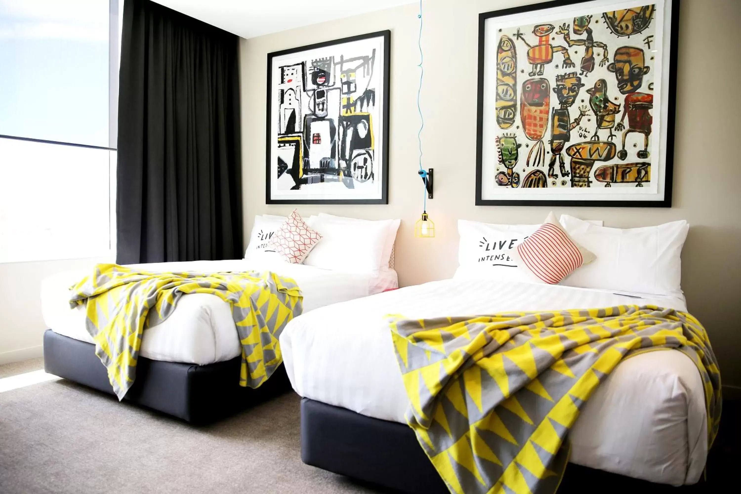 Bedroom, Bed in Art Series - The Larwill Studio