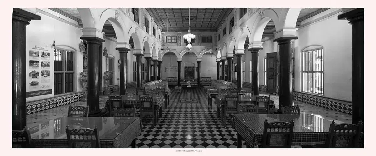 Restaurant/Places to Eat in Chettinadu Mansion – An Authentic Heritage Palace