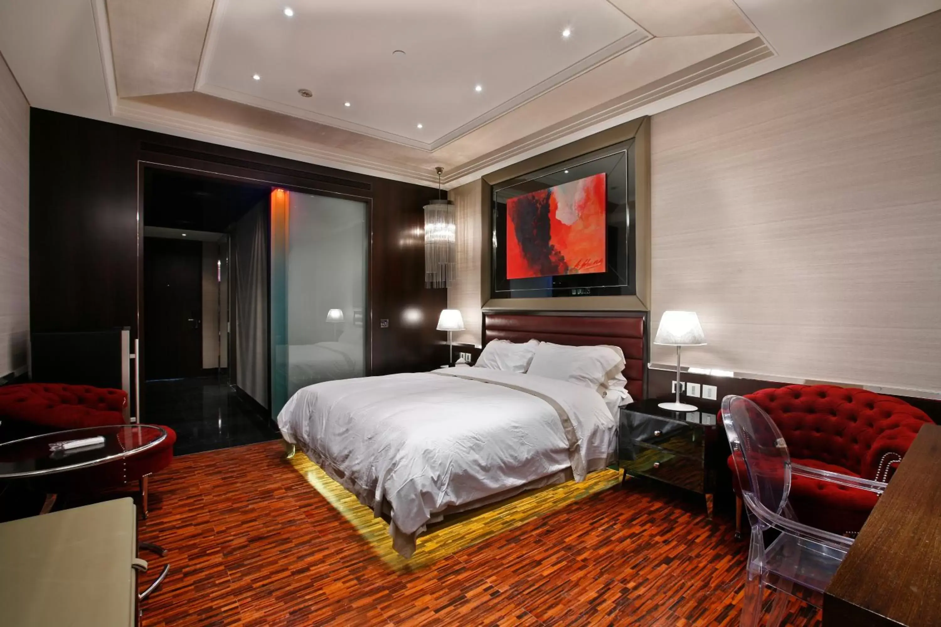 Bedroom, Bed in Hotel Éclat Beijing