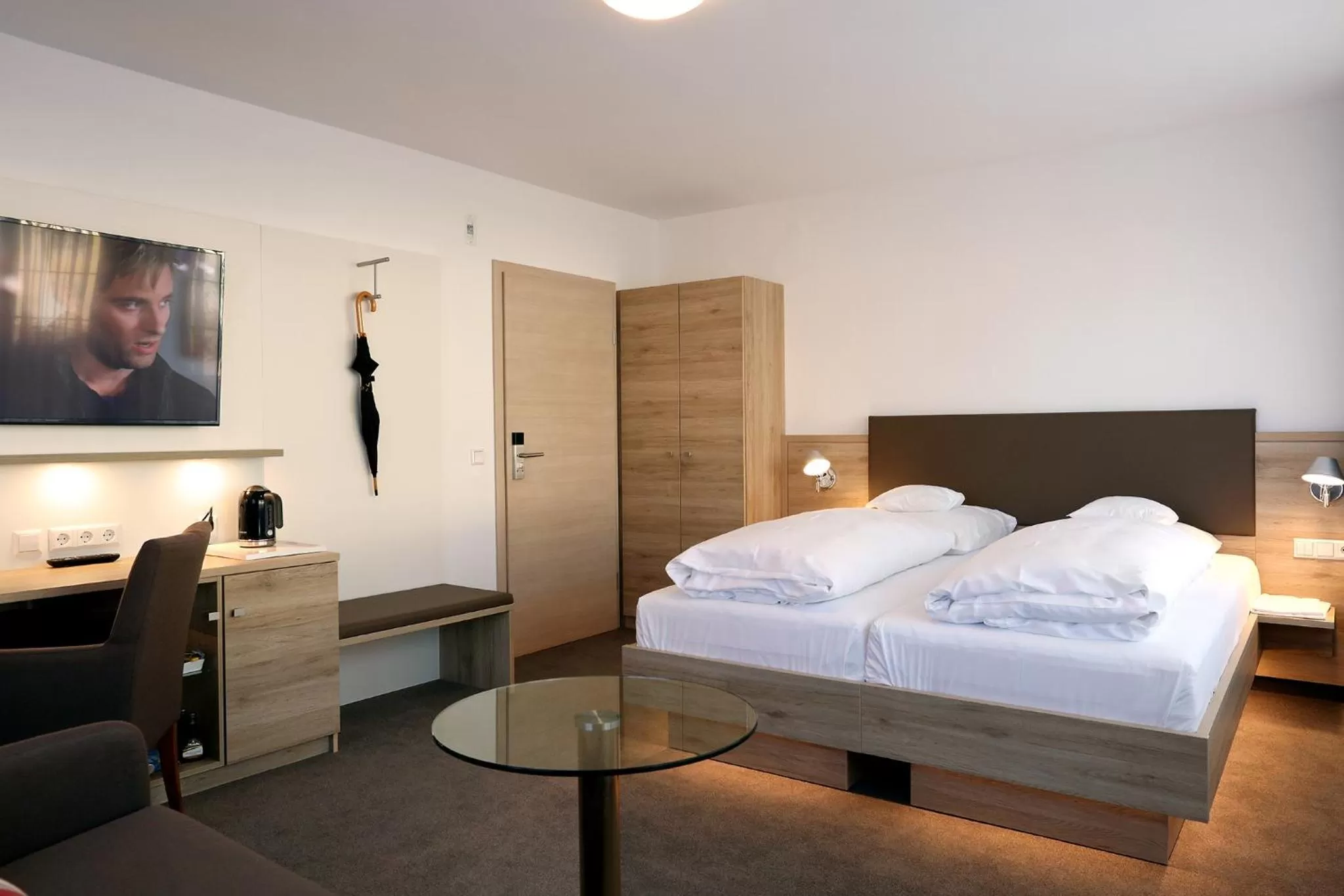 Photo of the whole room, Bed in Hotel Warteck