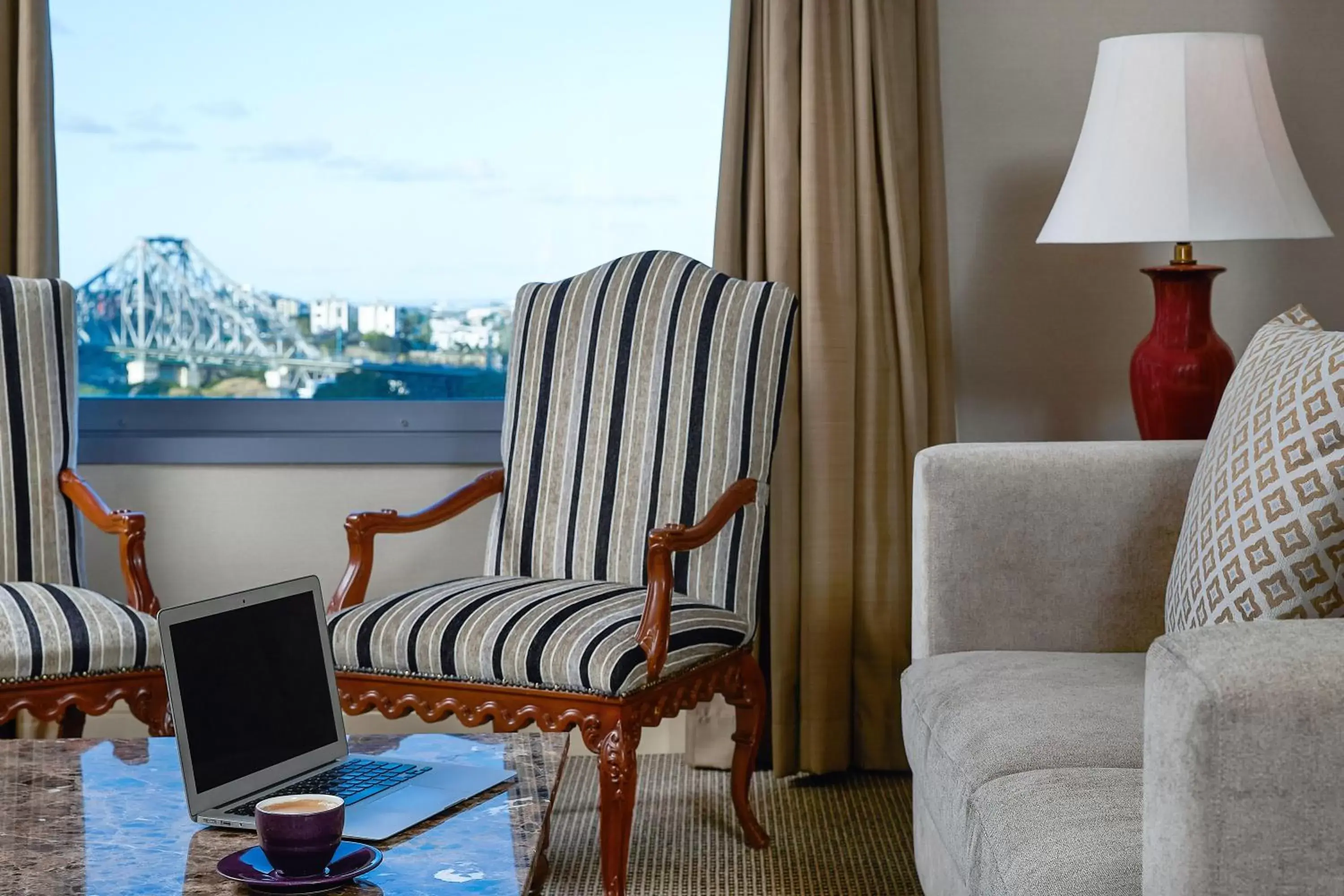 View (from property/room), Seating Area in Stamford Plaza Brisbane