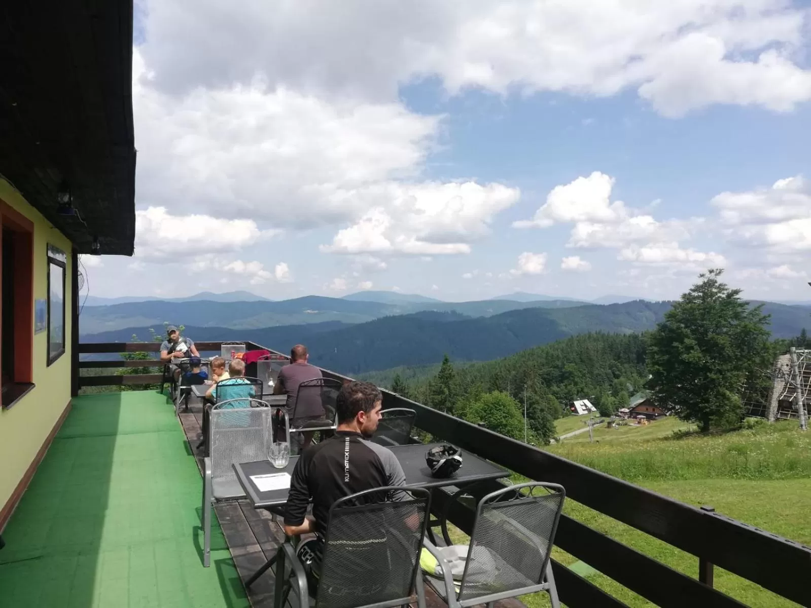 Mountain view in Hotel Fran