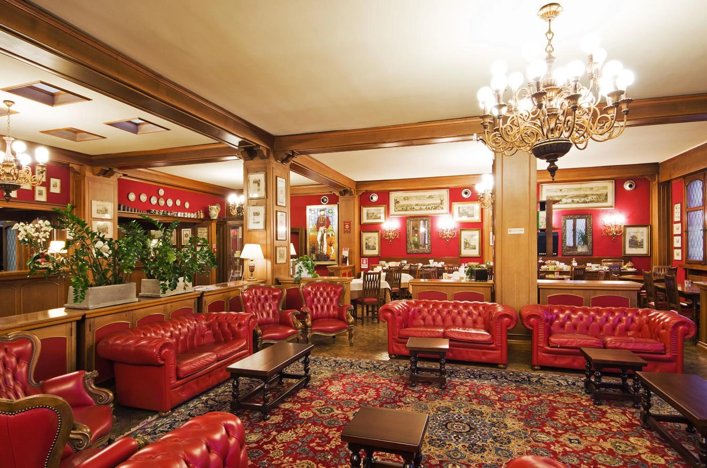 Lobby or reception in Hotel Città Dei Mille