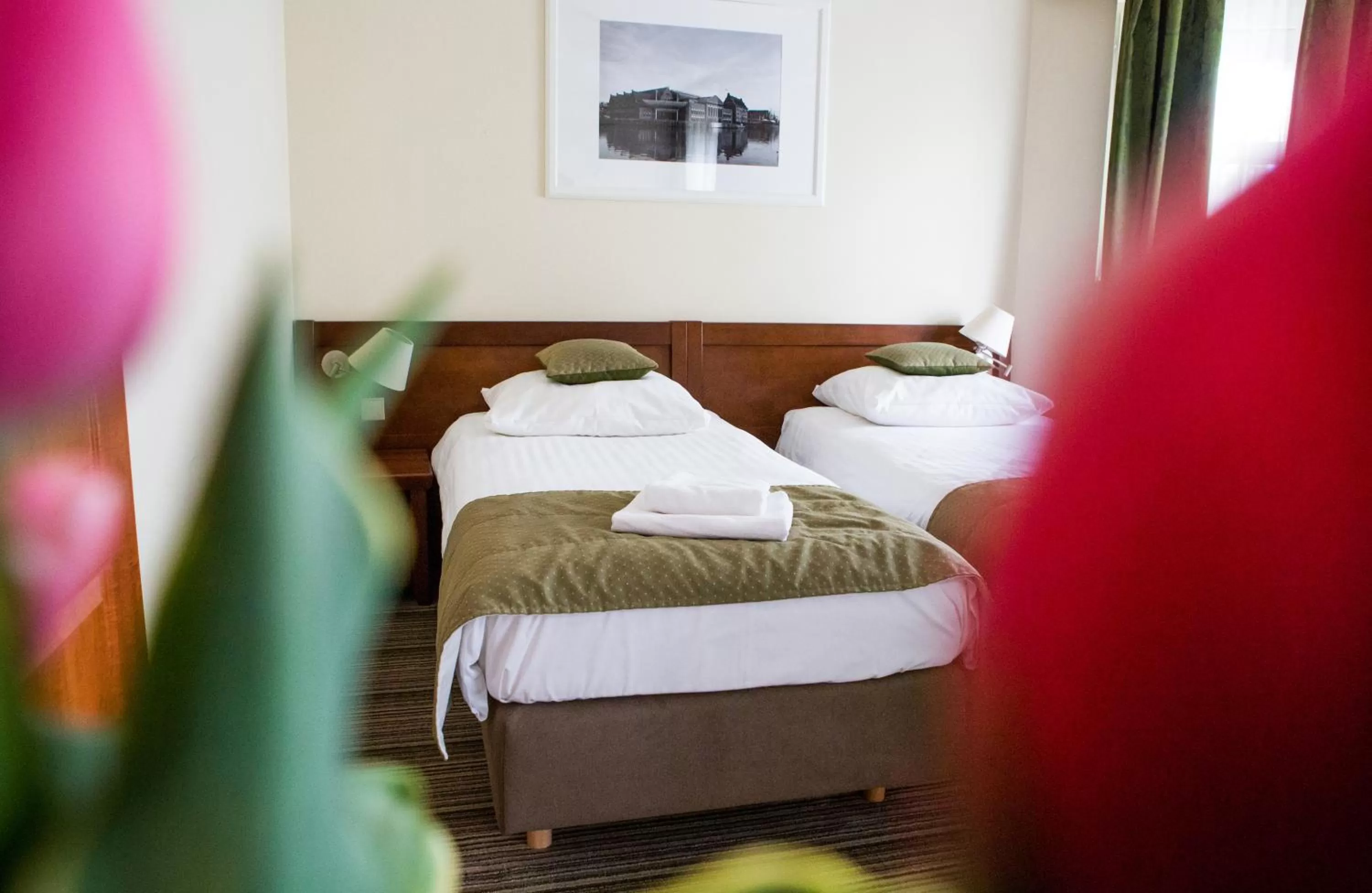 Bedroom, Bed in Villa Palladium