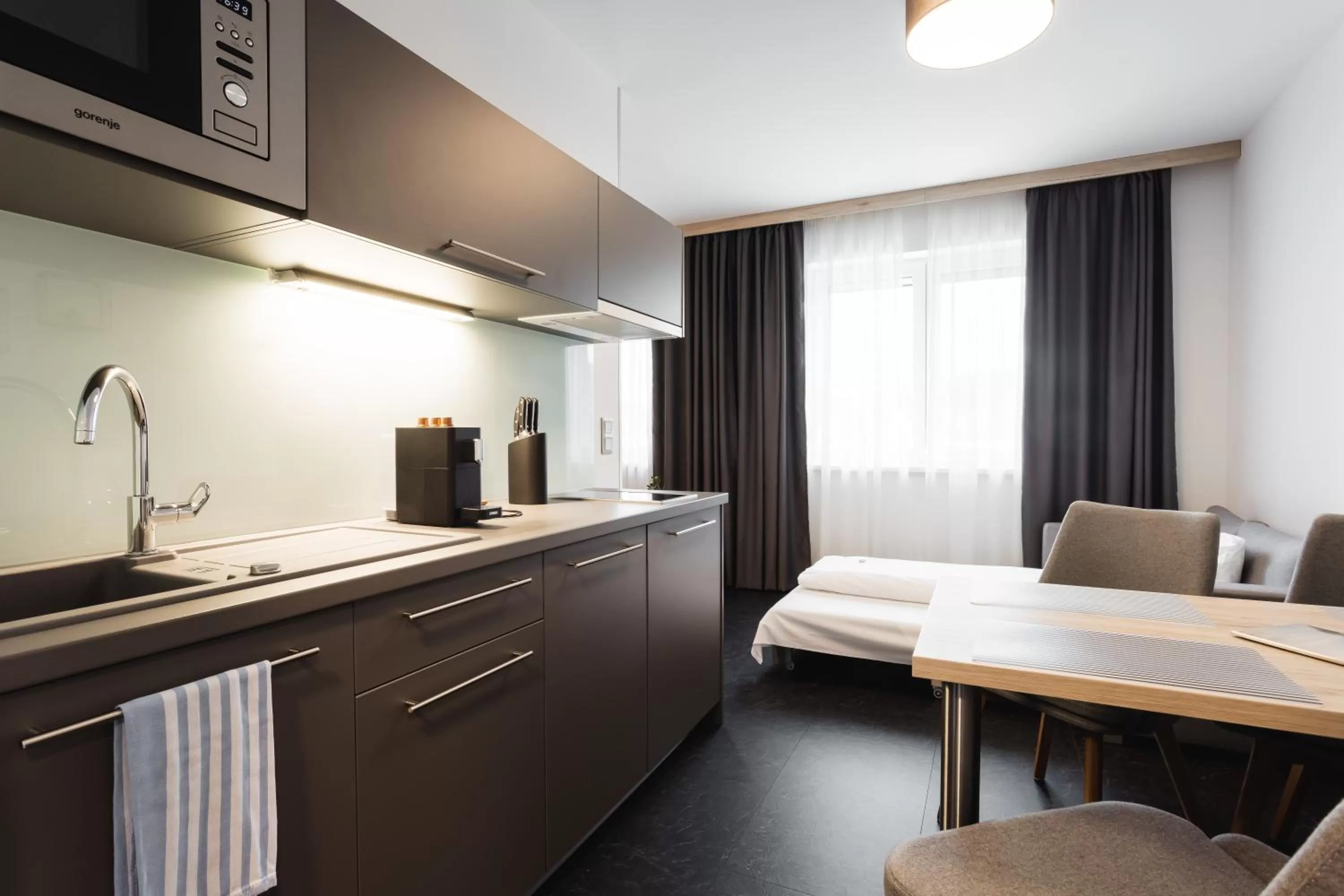 Kitchen or kitchenette in Hotel Smart Liv'in