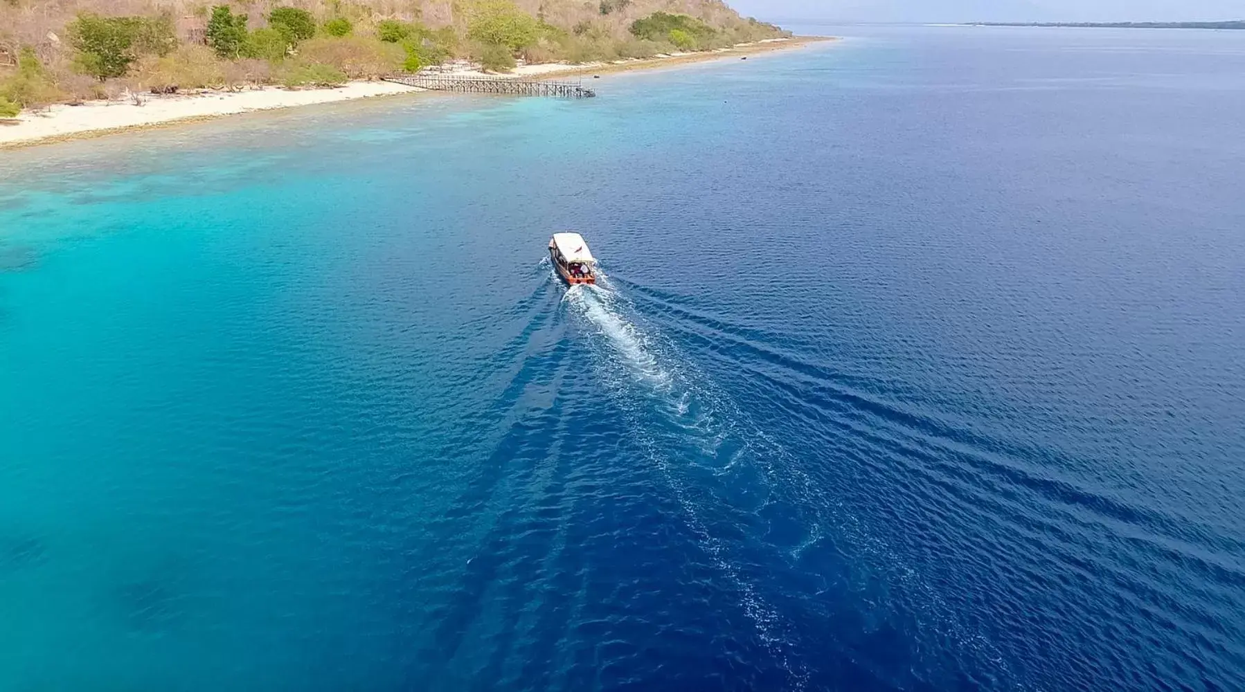 Natural landscape, Bird's-eye View in NusaBay Menjangan