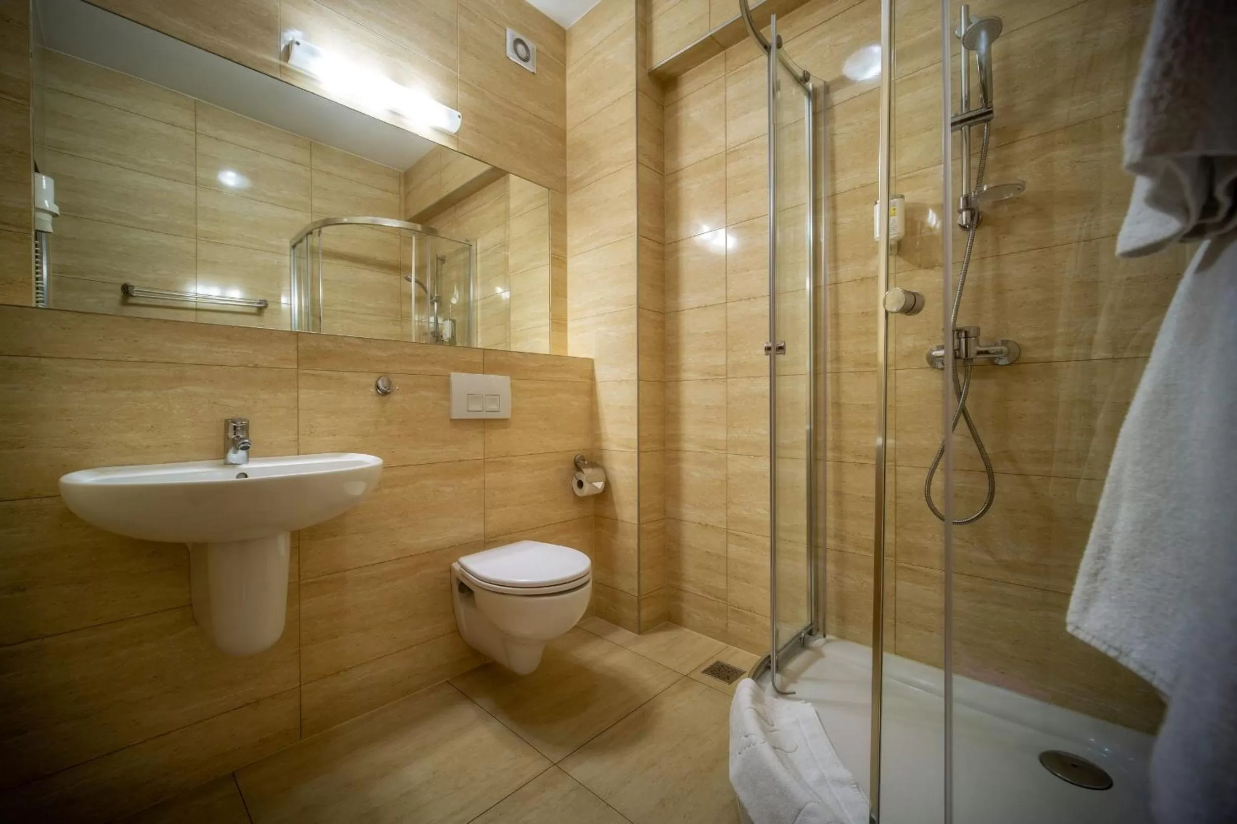 Shower in Hotel Tatra