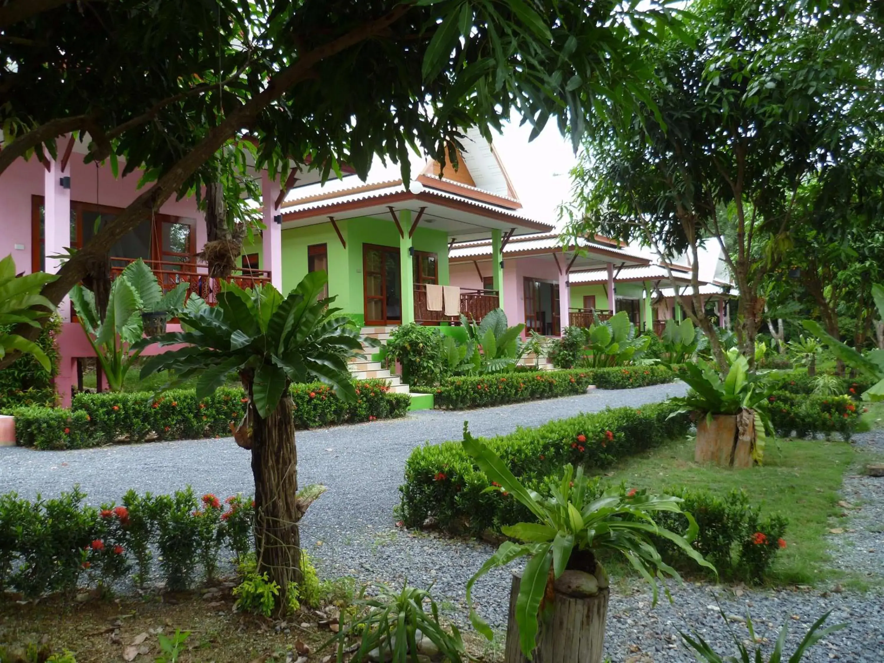 Garden, Property Building in Pinky Bungalow Resort - SHA Extra Plus