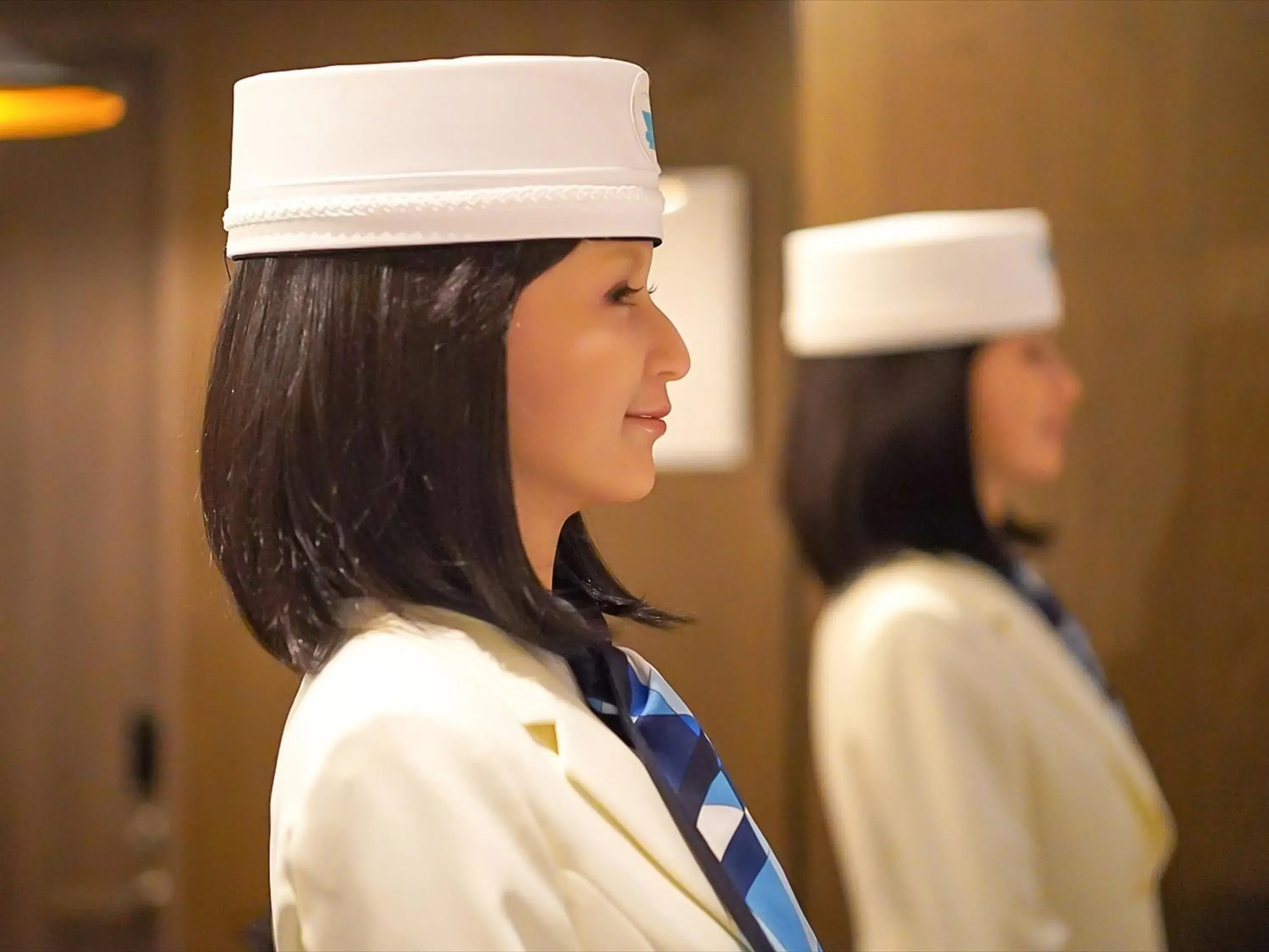 Staff in Henn na Hotel Tokyo Ginza