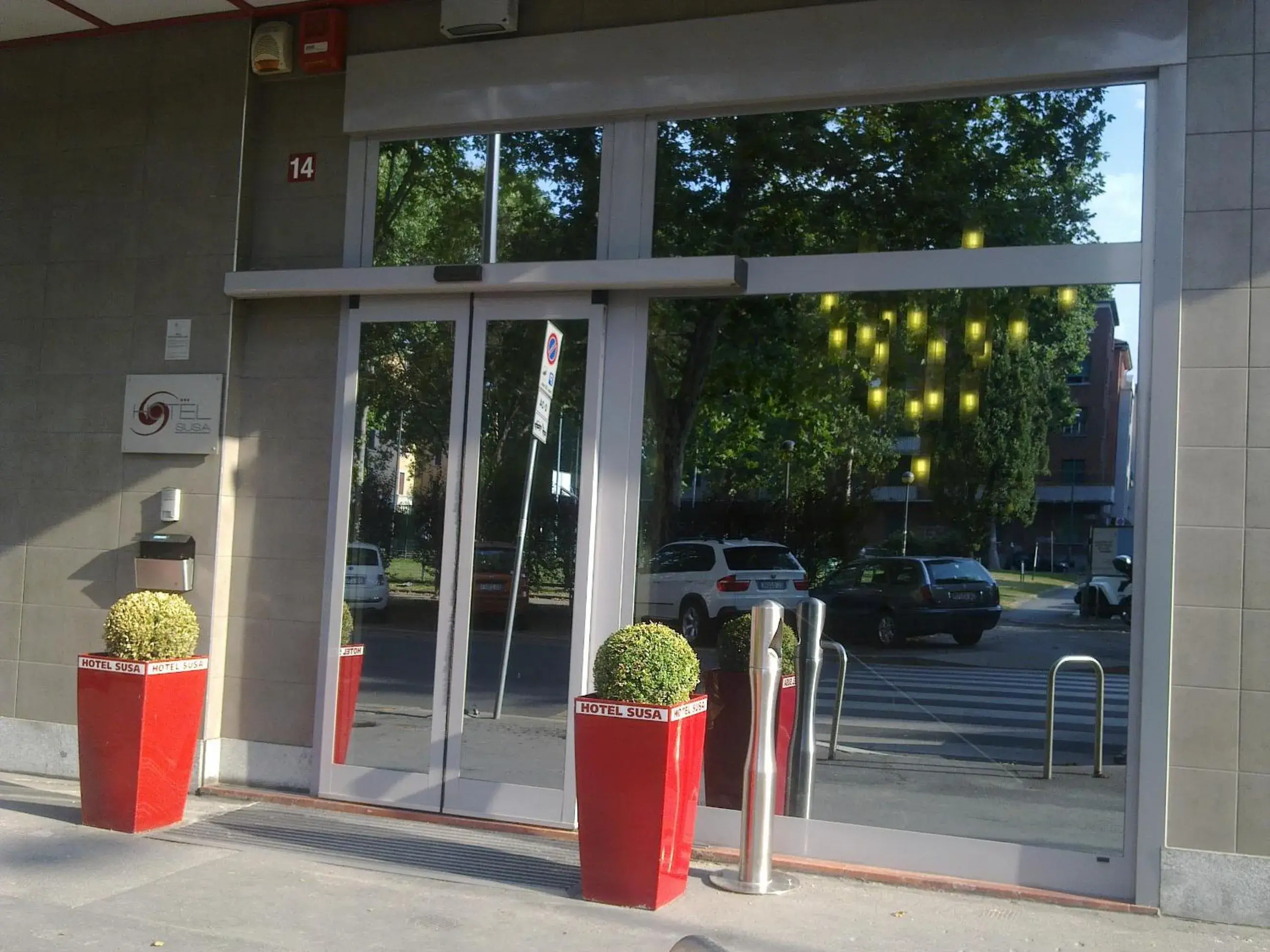 Facade/entrance in Hotel Susa