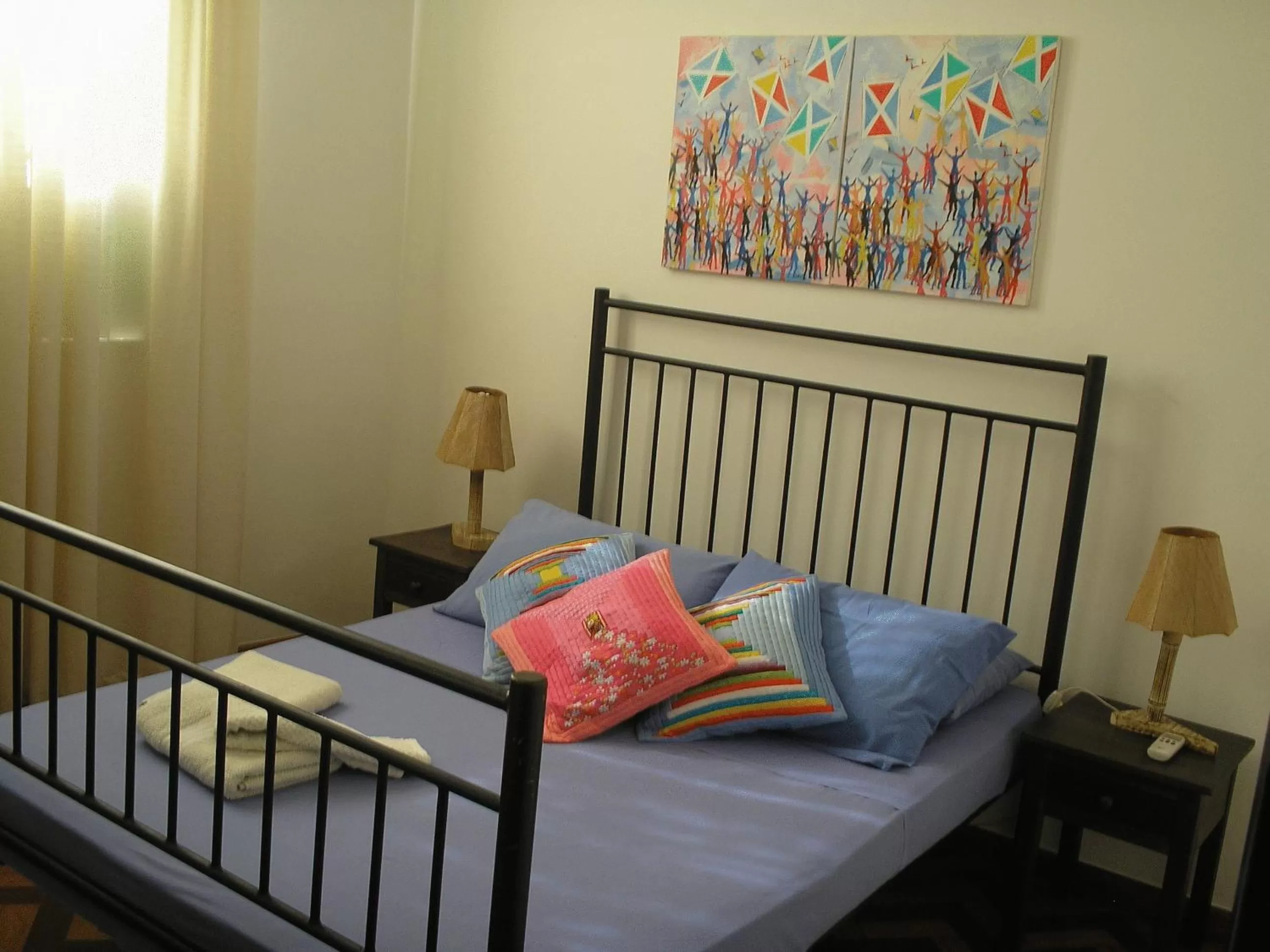 Bed in Pousada Baluarte