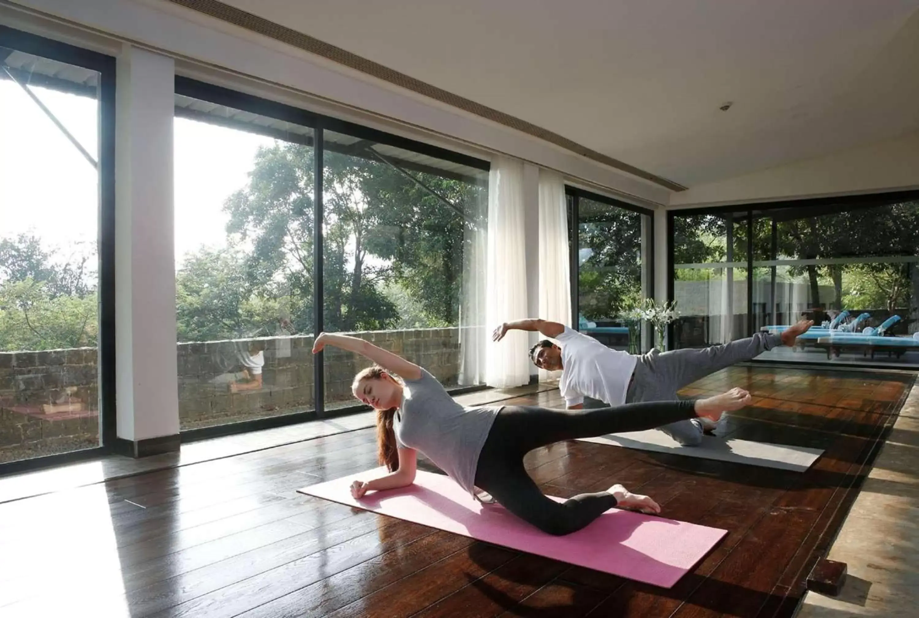 Fitness centre/facilities in Hilton Shillim Estate Retreat and Spa