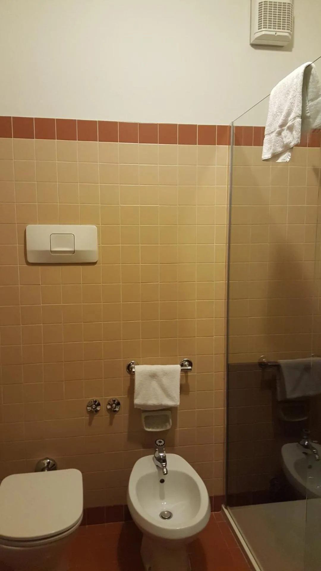 Shower in Hotel Cristallo