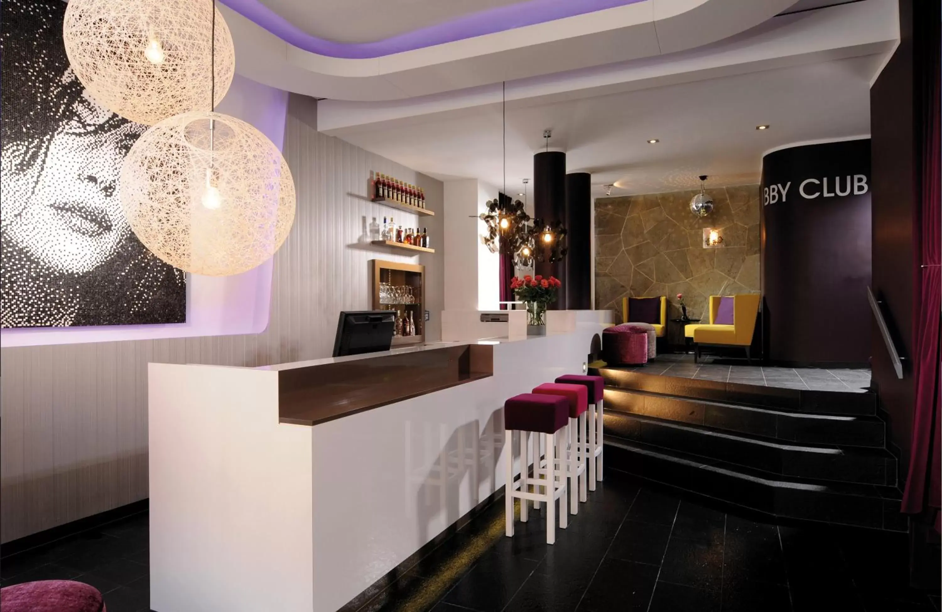 Lounge or bar, Lobby/Reception in Leonardo Boutique Hotel Munich