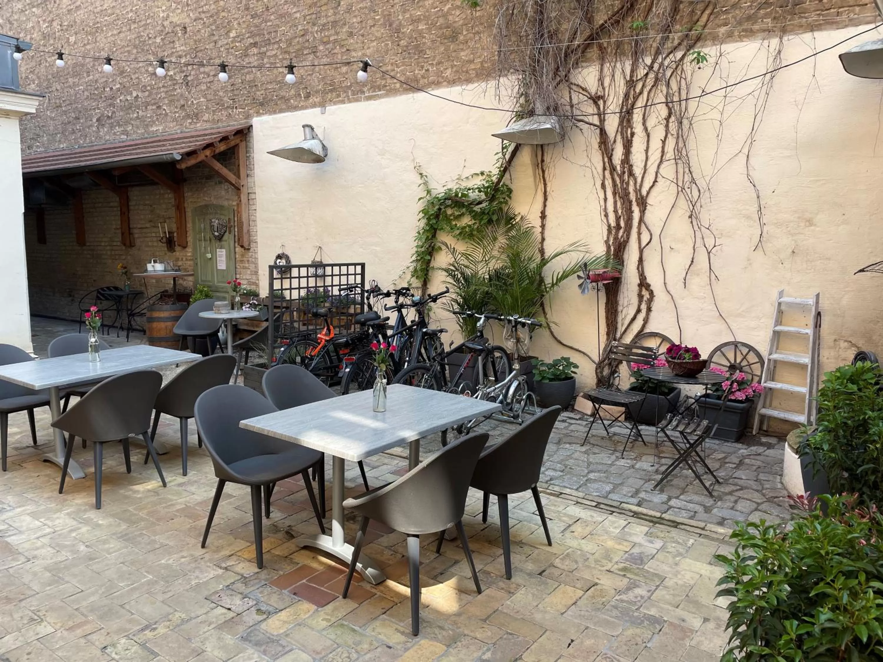 Patio in Aparthotel Walhalla Potsdam