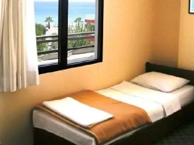 Bed in Delta Hotel