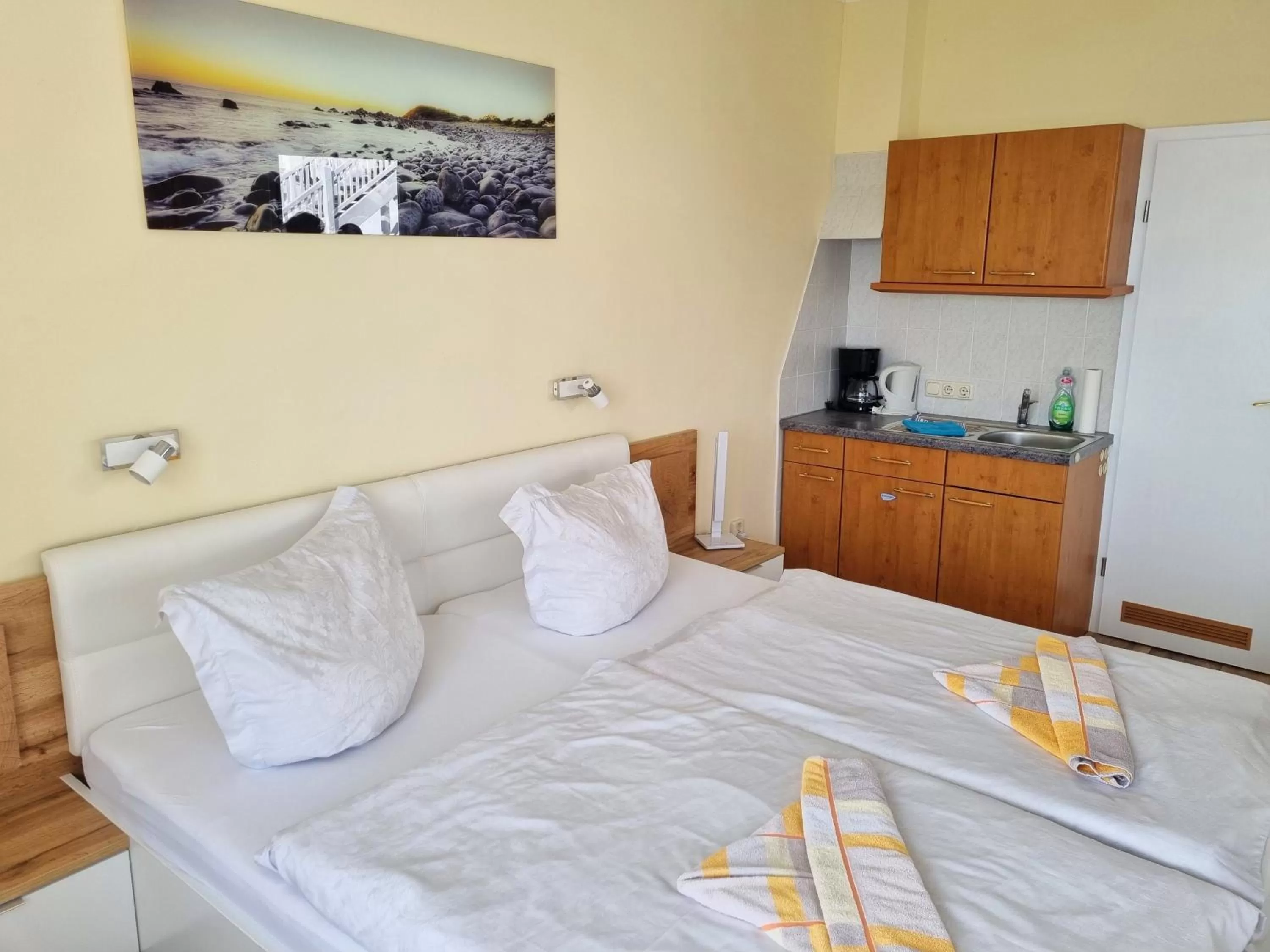 Bed in Hotel Waterkant