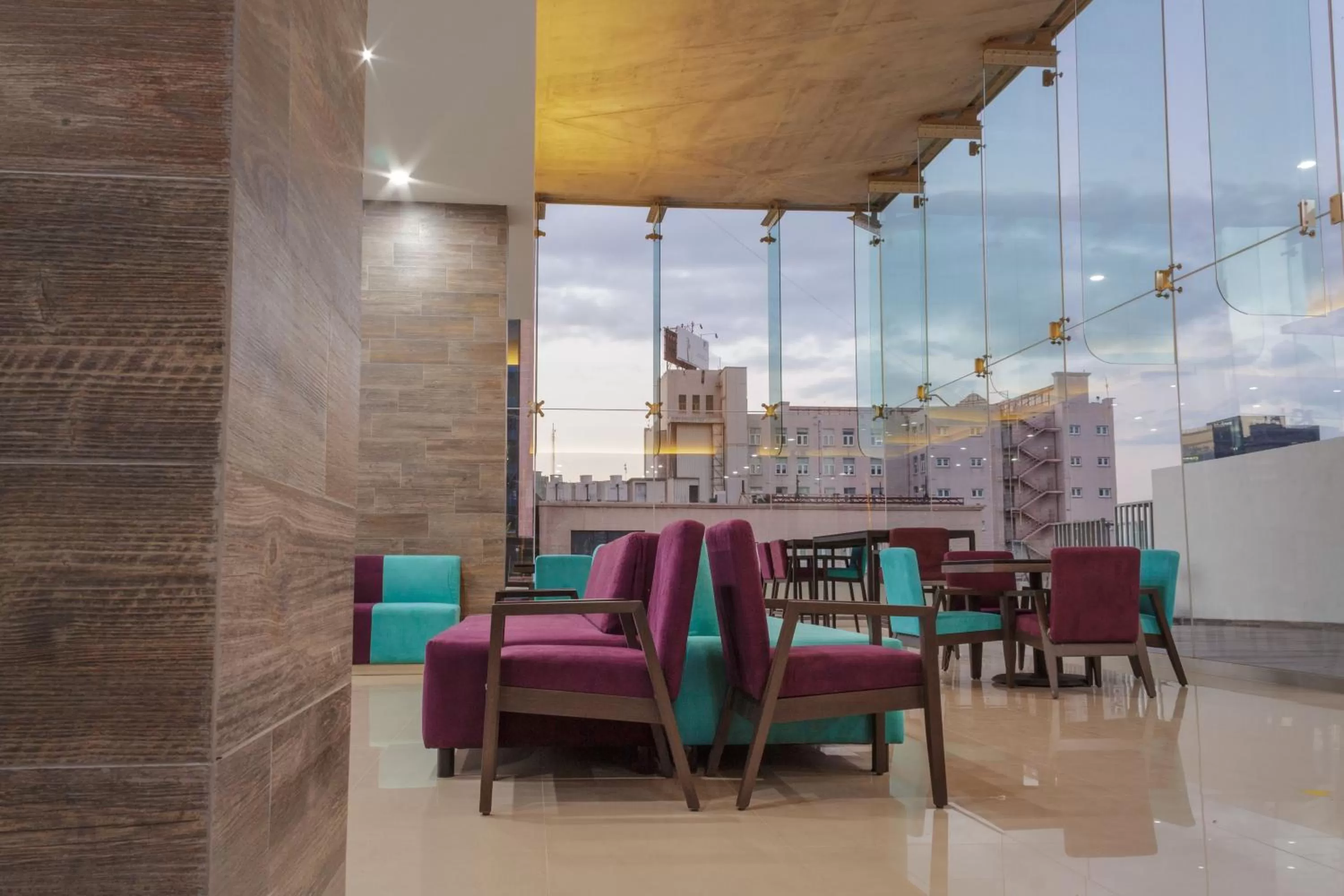 Lobby or reception in Hotel Kavia Monterrey