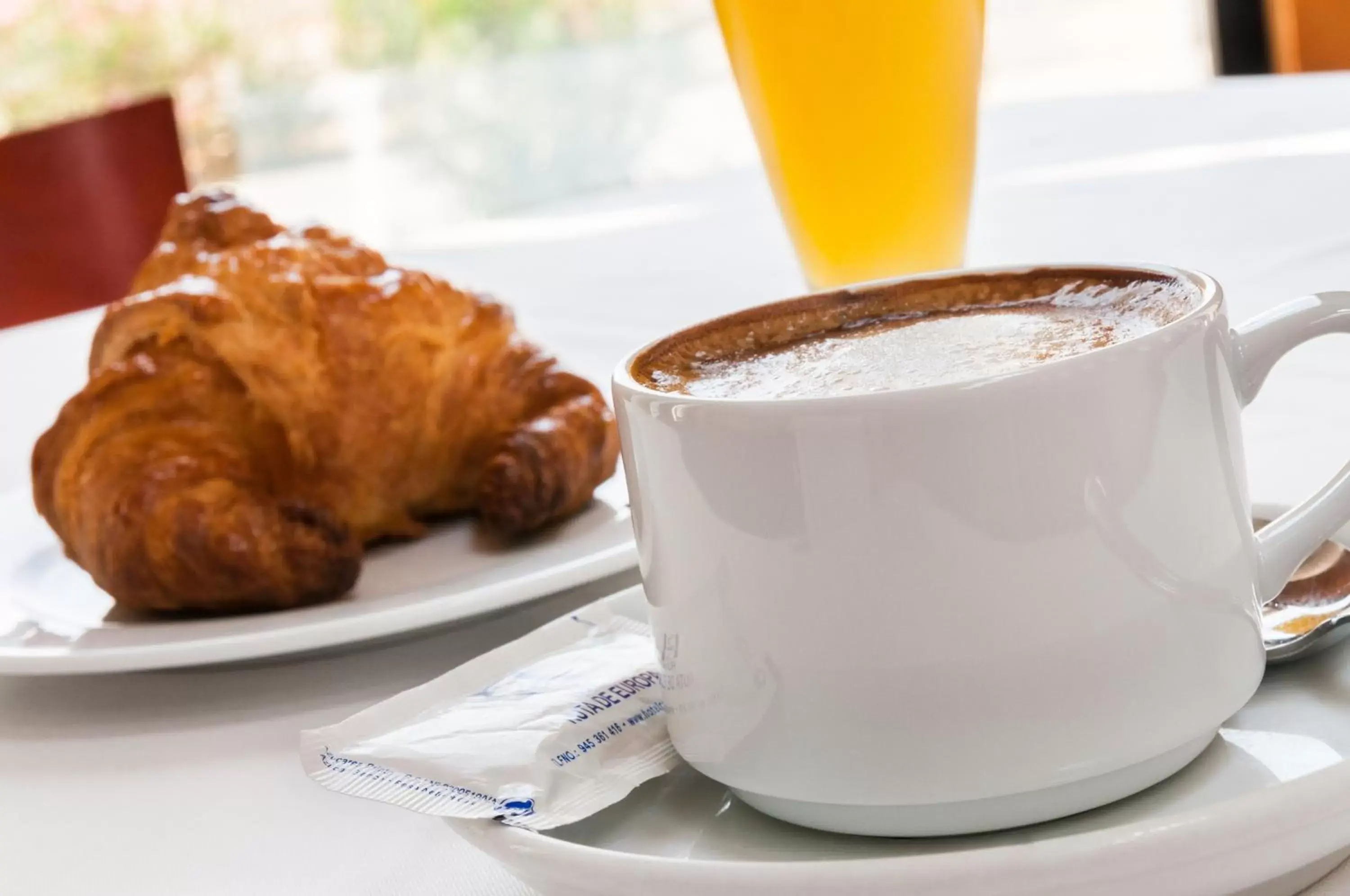 Continental breakfast in Hotel Ruta de Europa