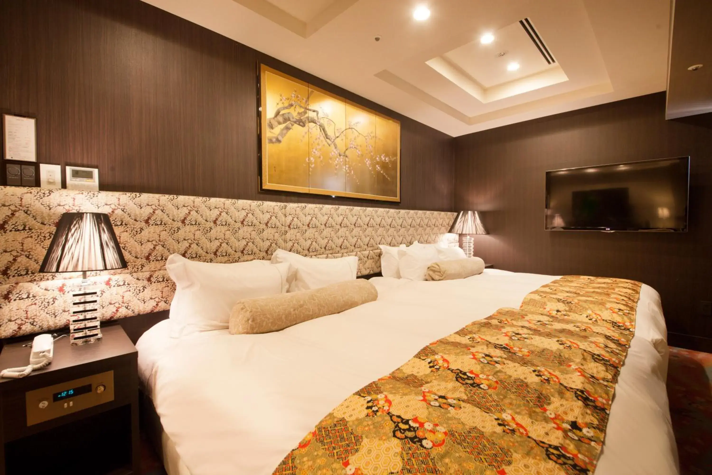 Bedroom, Bed in Centurion Hotel Grand Akasaka Mitsuke Station